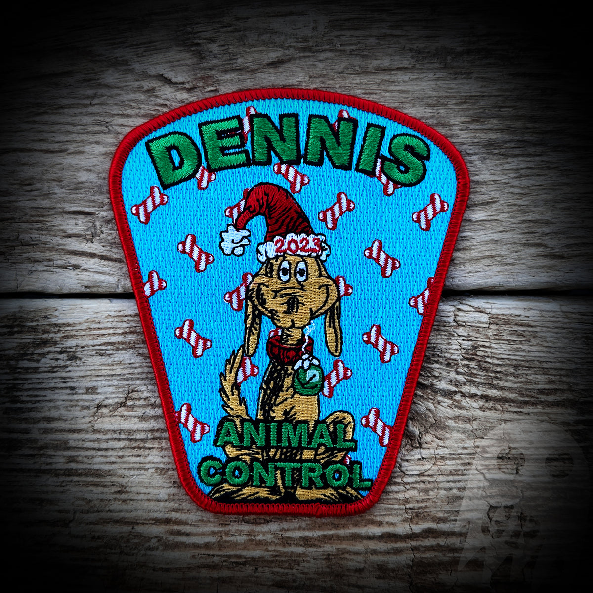 CHRISTMAS Dennis, MA Animal Control 2023 Christmas Patch GHOST PATCH