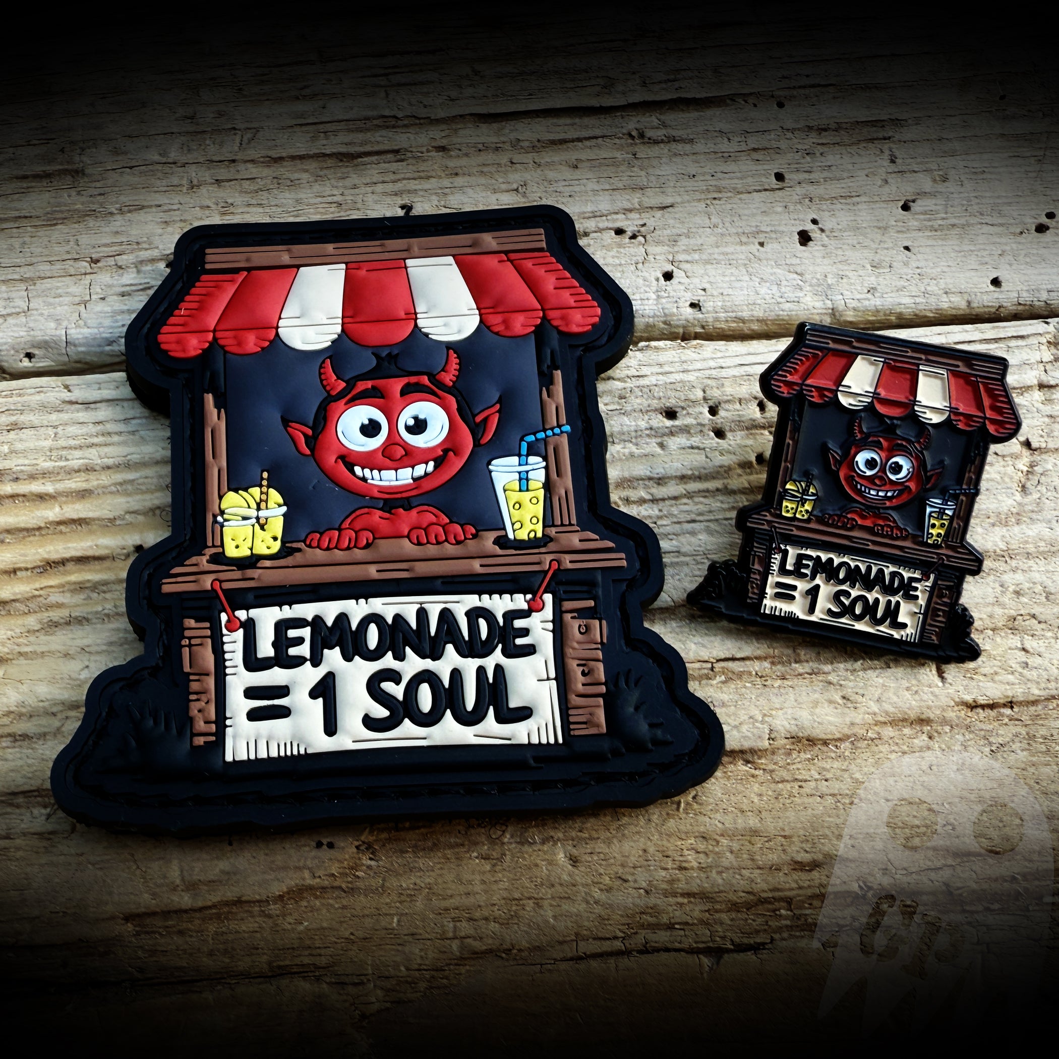 Devil's Lemonade Stand - Pin and PVC available
