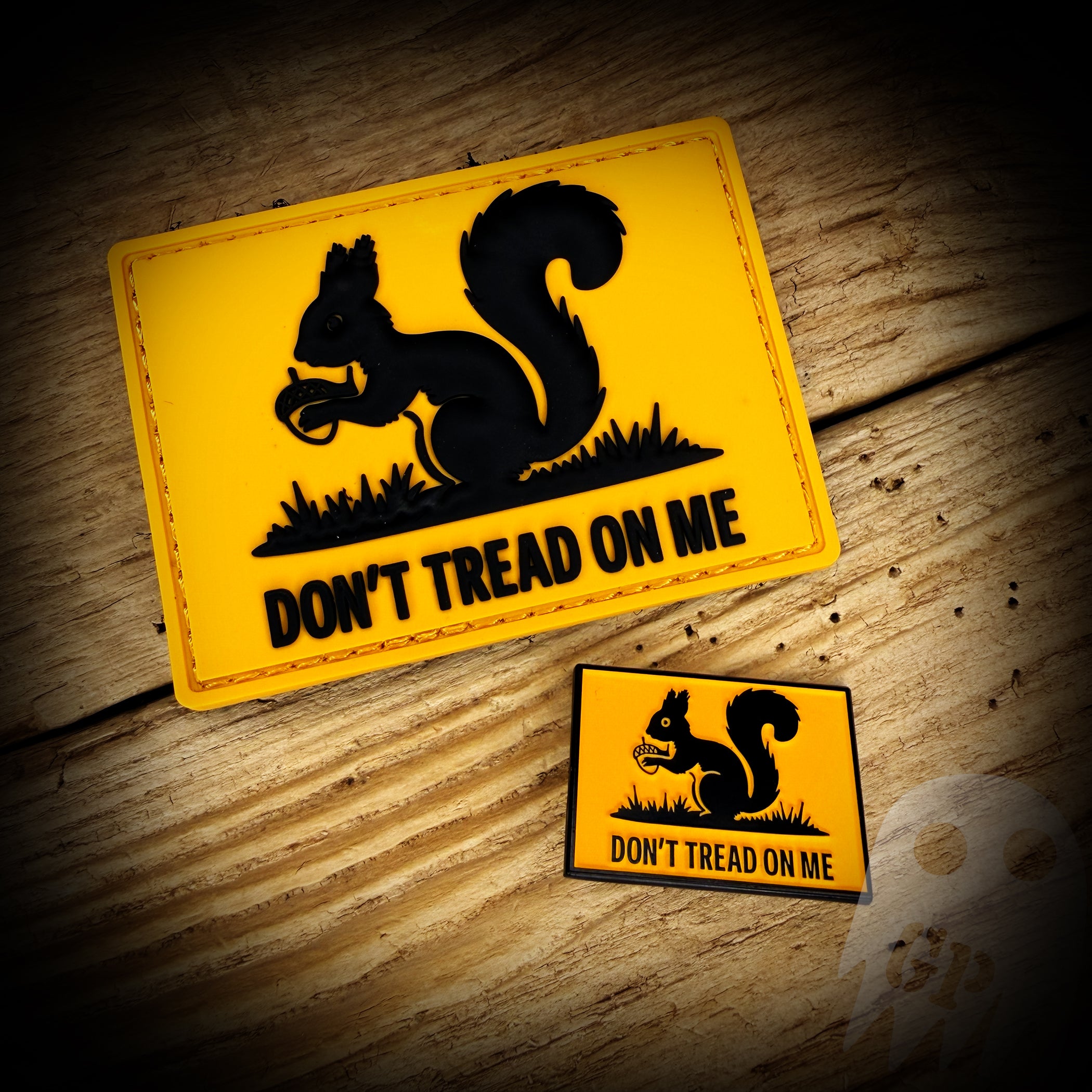 Don't Tread On Me Squirrel PVC and Pin