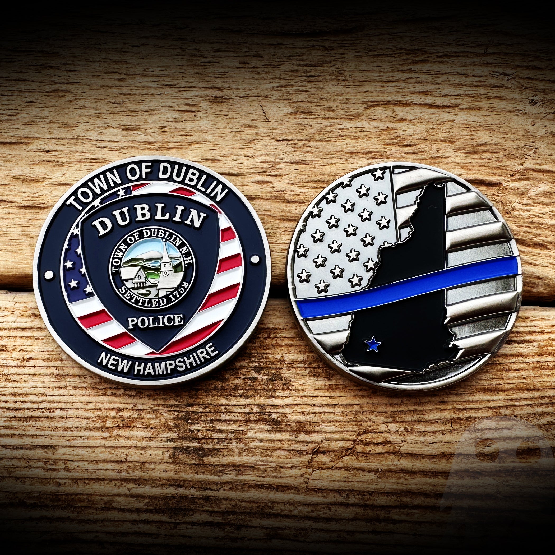 Dublin, NH Police Department Challenge Coin - Authentic