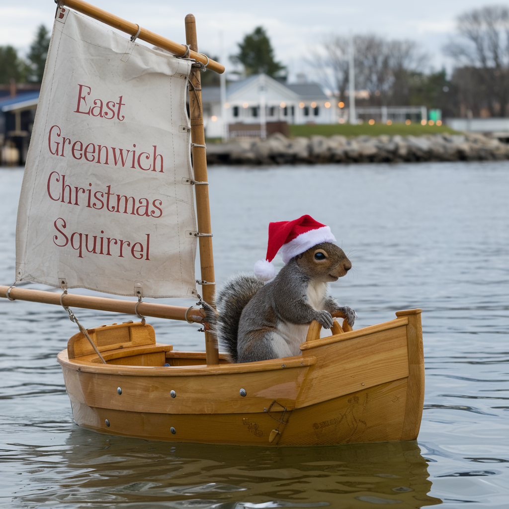 2024 Christmas - East Greenwich, RI PD 2024 Christmas Patch SECRET SQUIRREL (NOT PHOTO SHOWN)