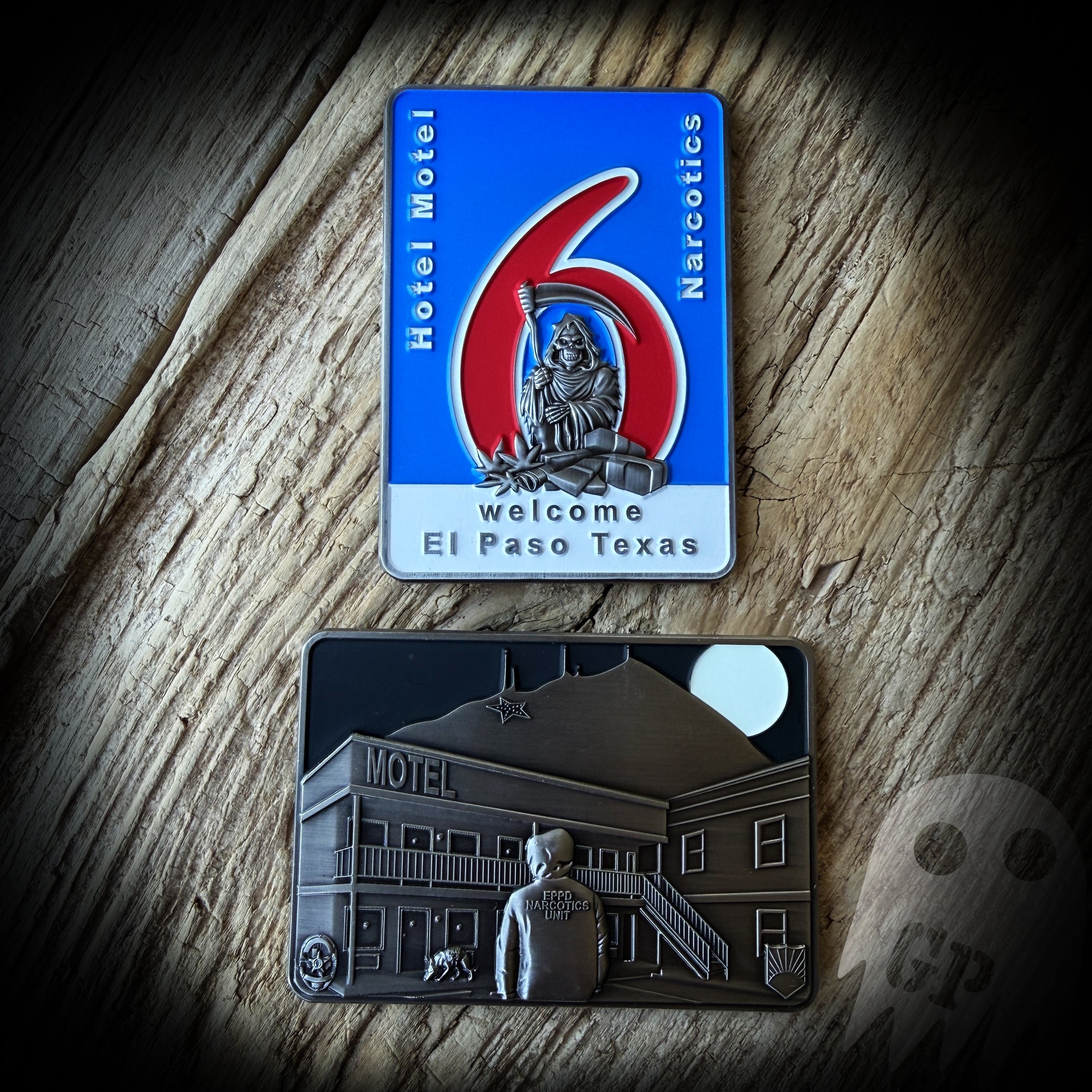 El Paso, TX Police Narcotics Unit Motel 6 Coin