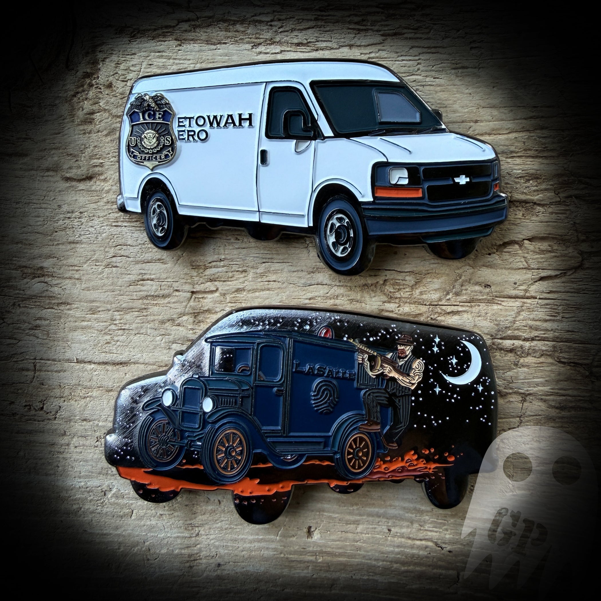 ICE LaSalle Paddy Wagon Coin