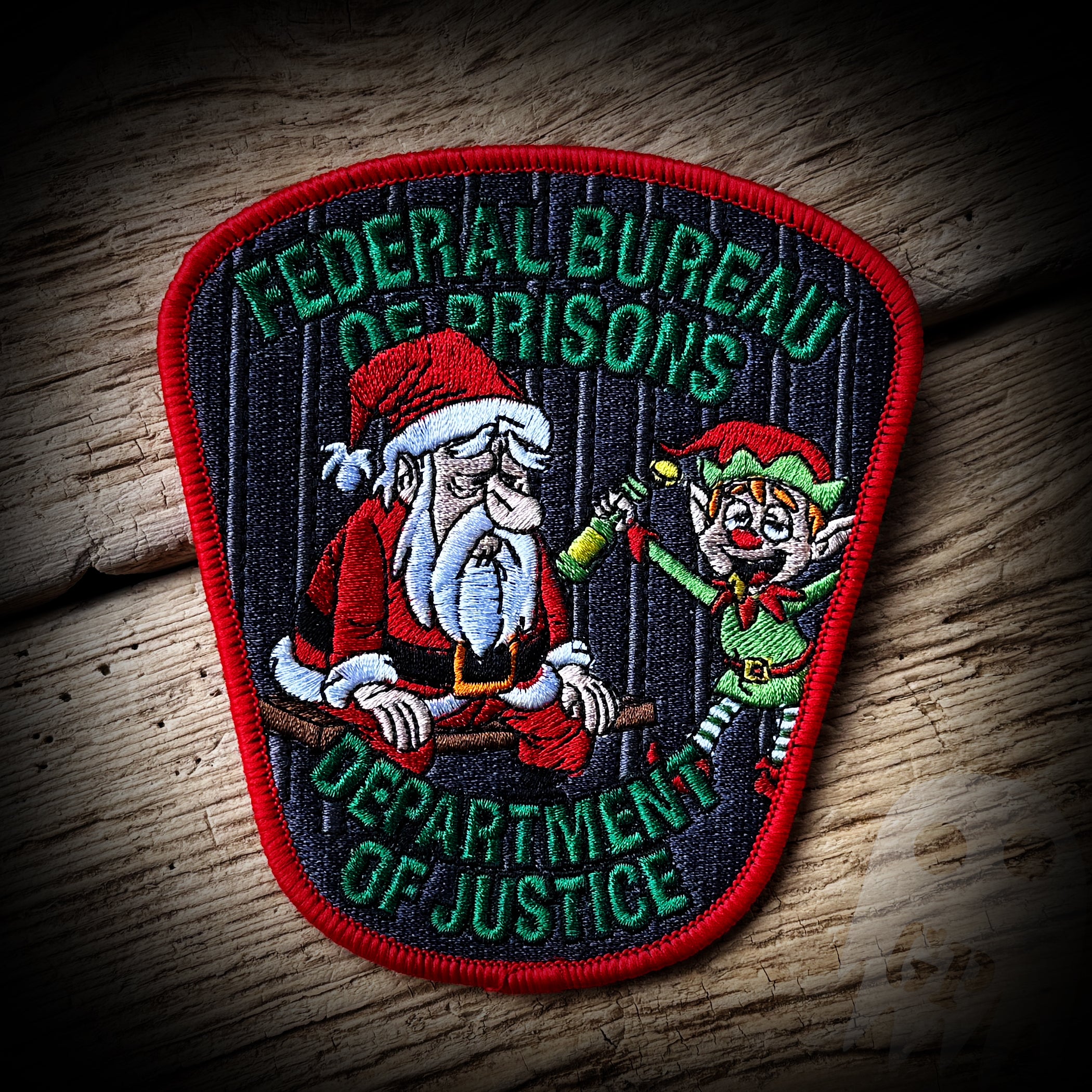 2025 Christmas - Federal Bureau of Prisons 2025 Christmas Patch