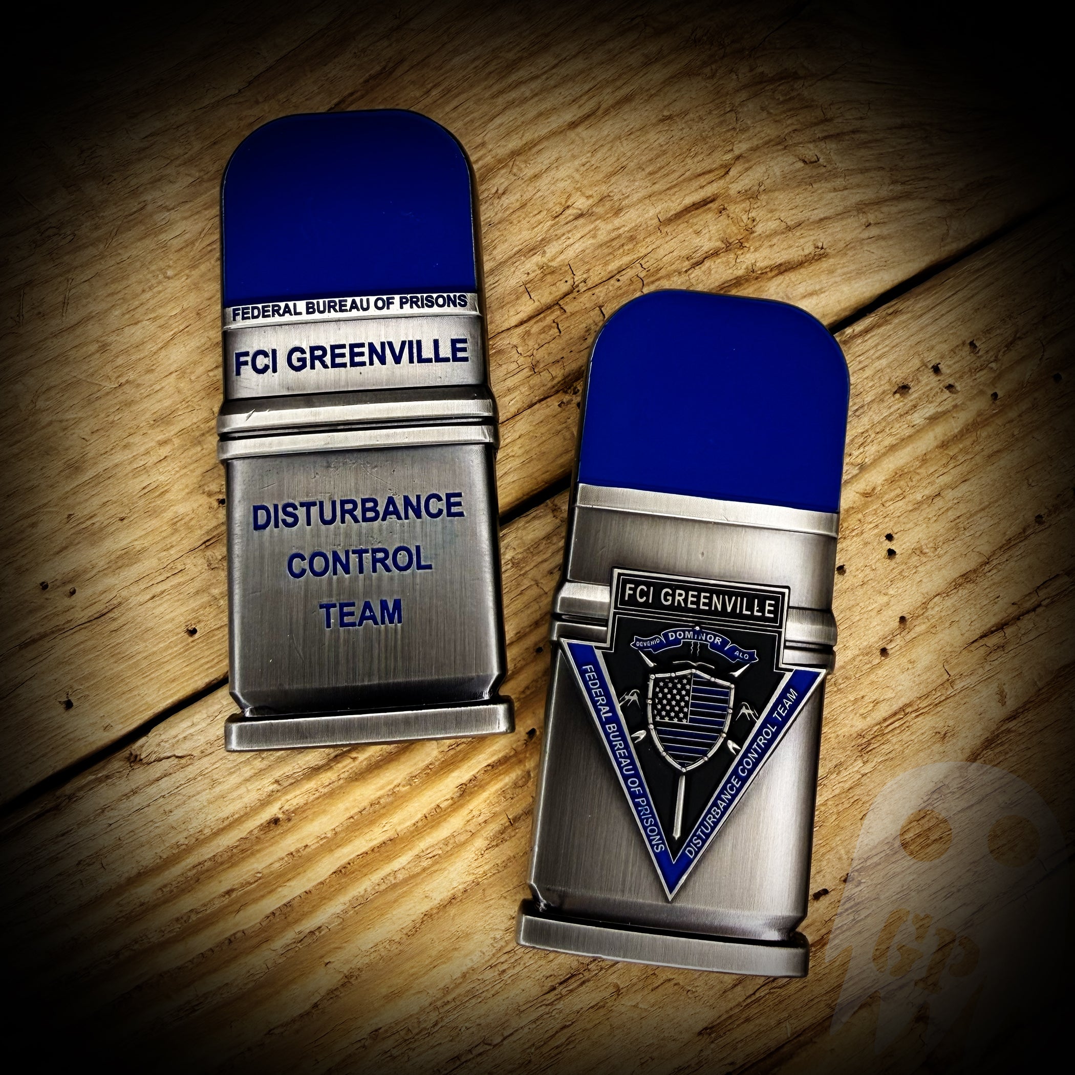 Federal Bureau of Prisons FCI Greenville, IL Disturbance Control Team Coin