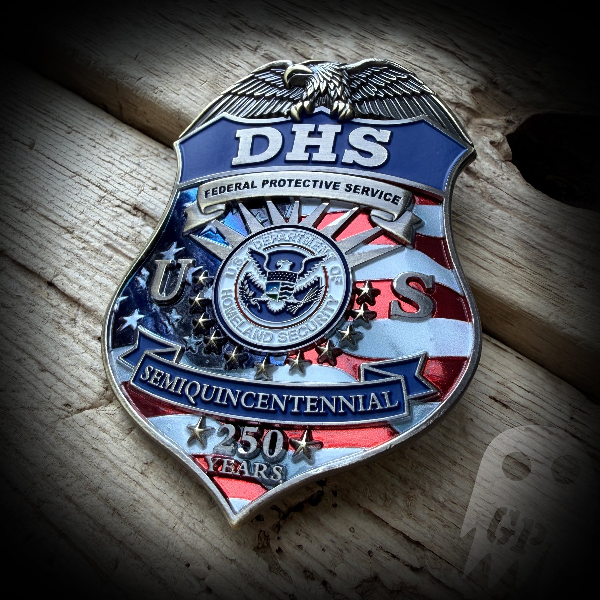 250th America - US DHS Federal Protective Service 250th Anniversary of America Badge