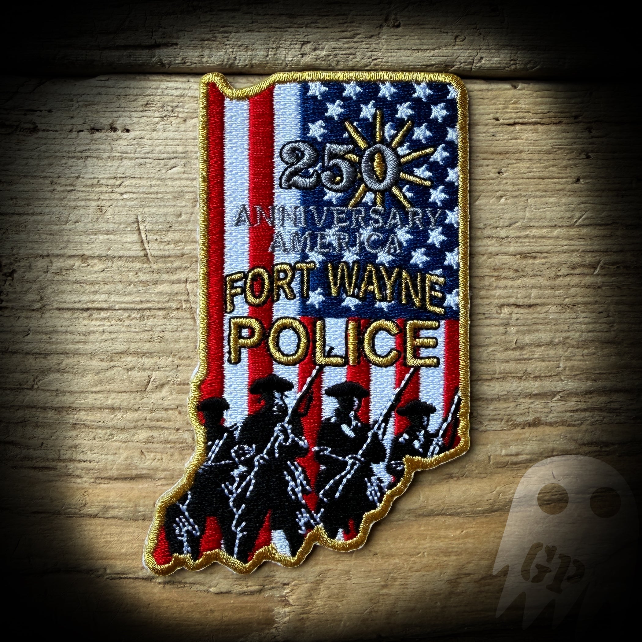 250th America - Fort Wayne, IN PD 250th Anniversary of America Patch