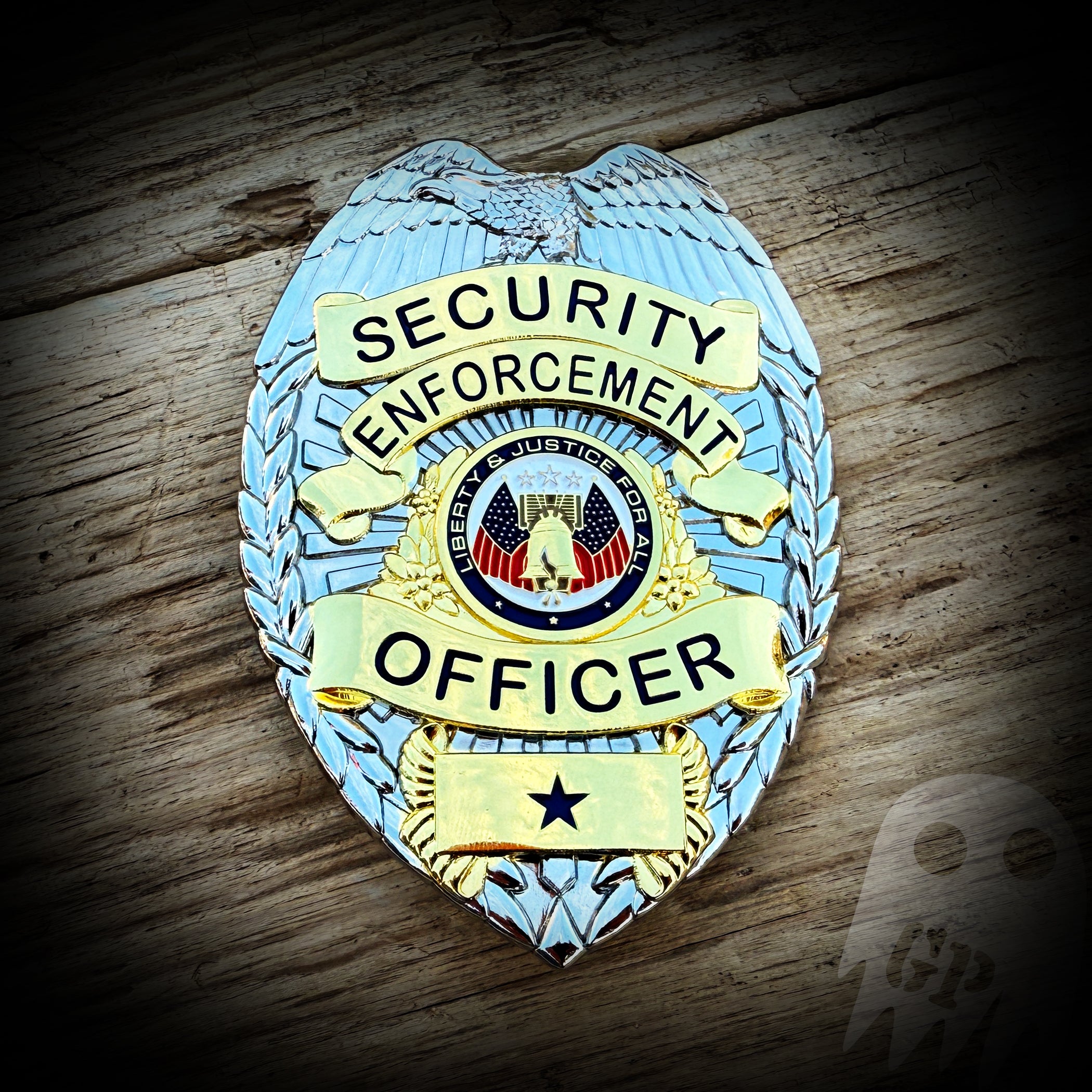 Security Badge Patch With Hook Backing – Lawman Coins, Ready To Wear