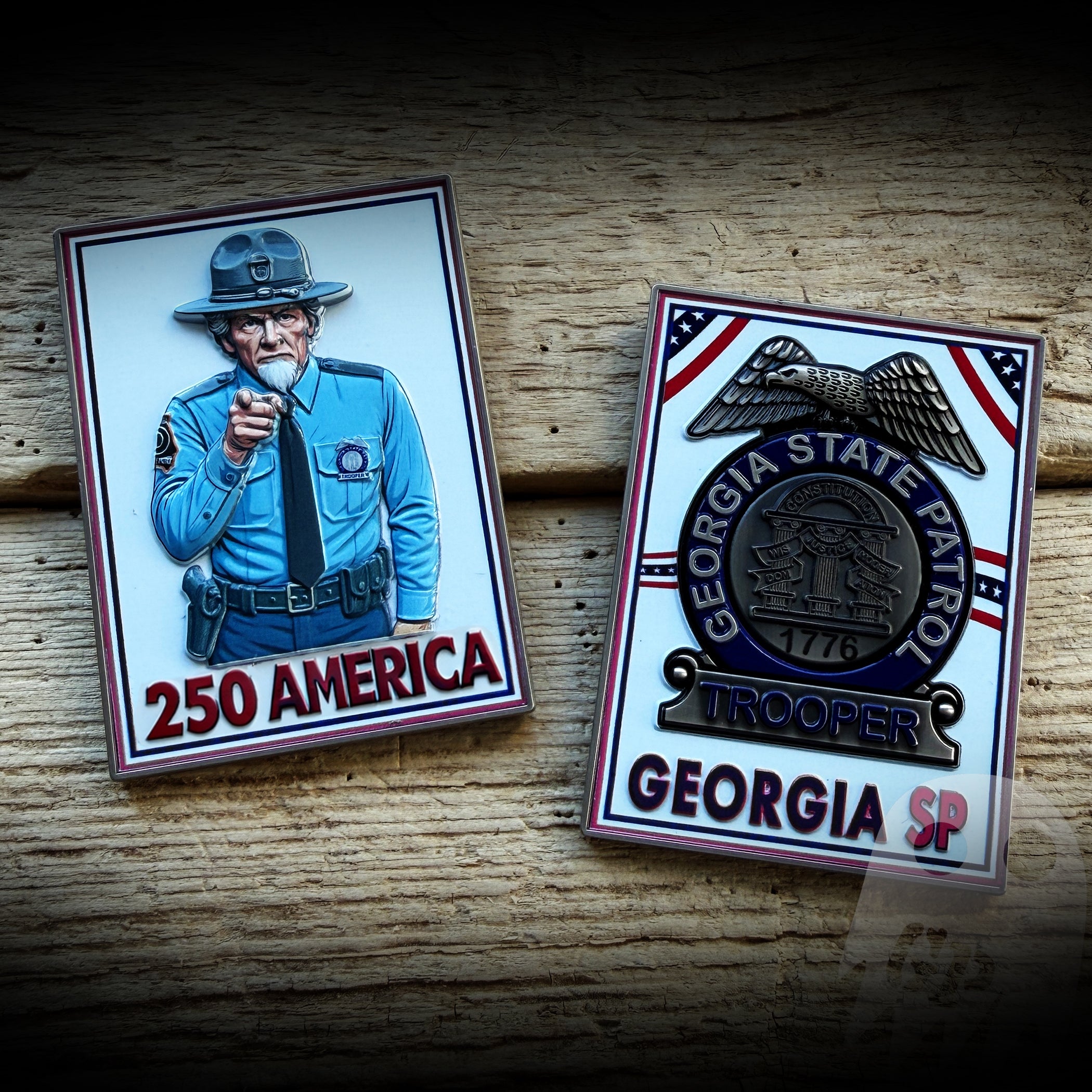 COIN 250th America - Georgia State Patrol 250th Anniversary of America Coin