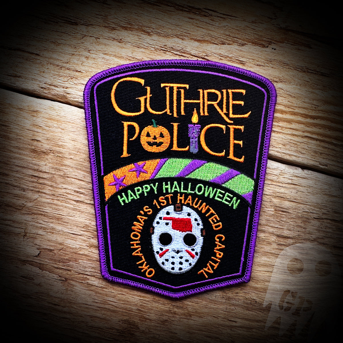 Guthrie, OK PD 2023 Halloween Patch Limited GHOST PATCH