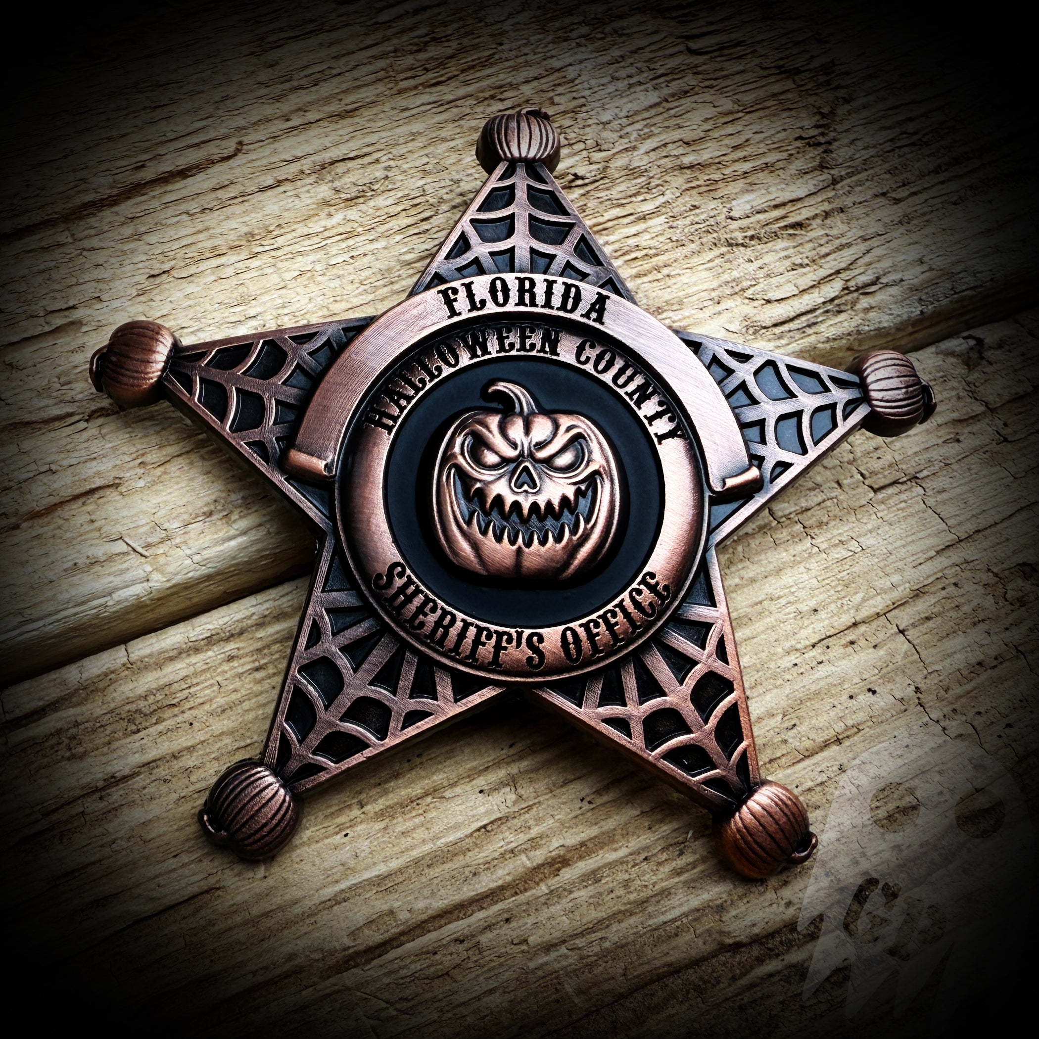 Badge 2025 Halloween - Florida County Sheriff 2025 Halloween Badge