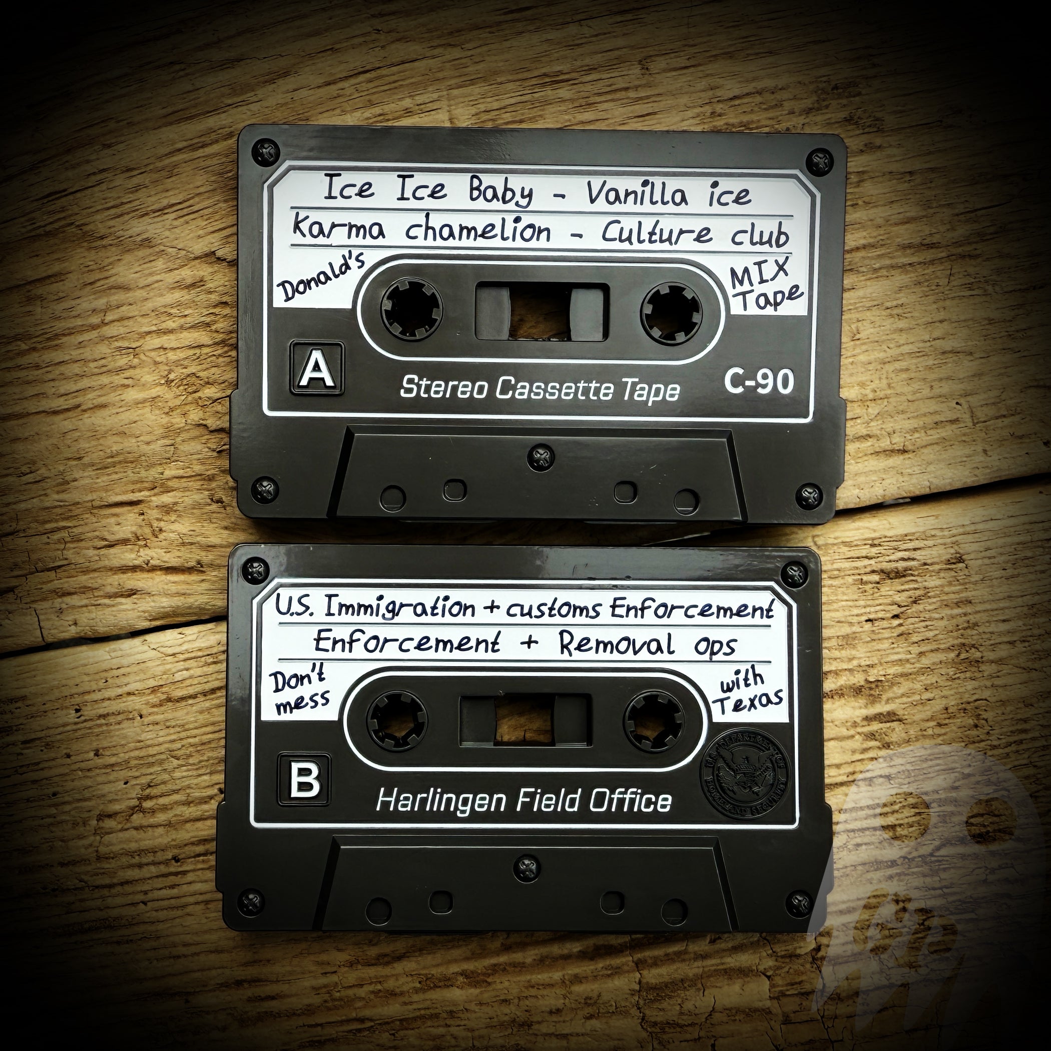 Cassette Tape - US Customs Enforcement Harlingen, TX Field Office Coin