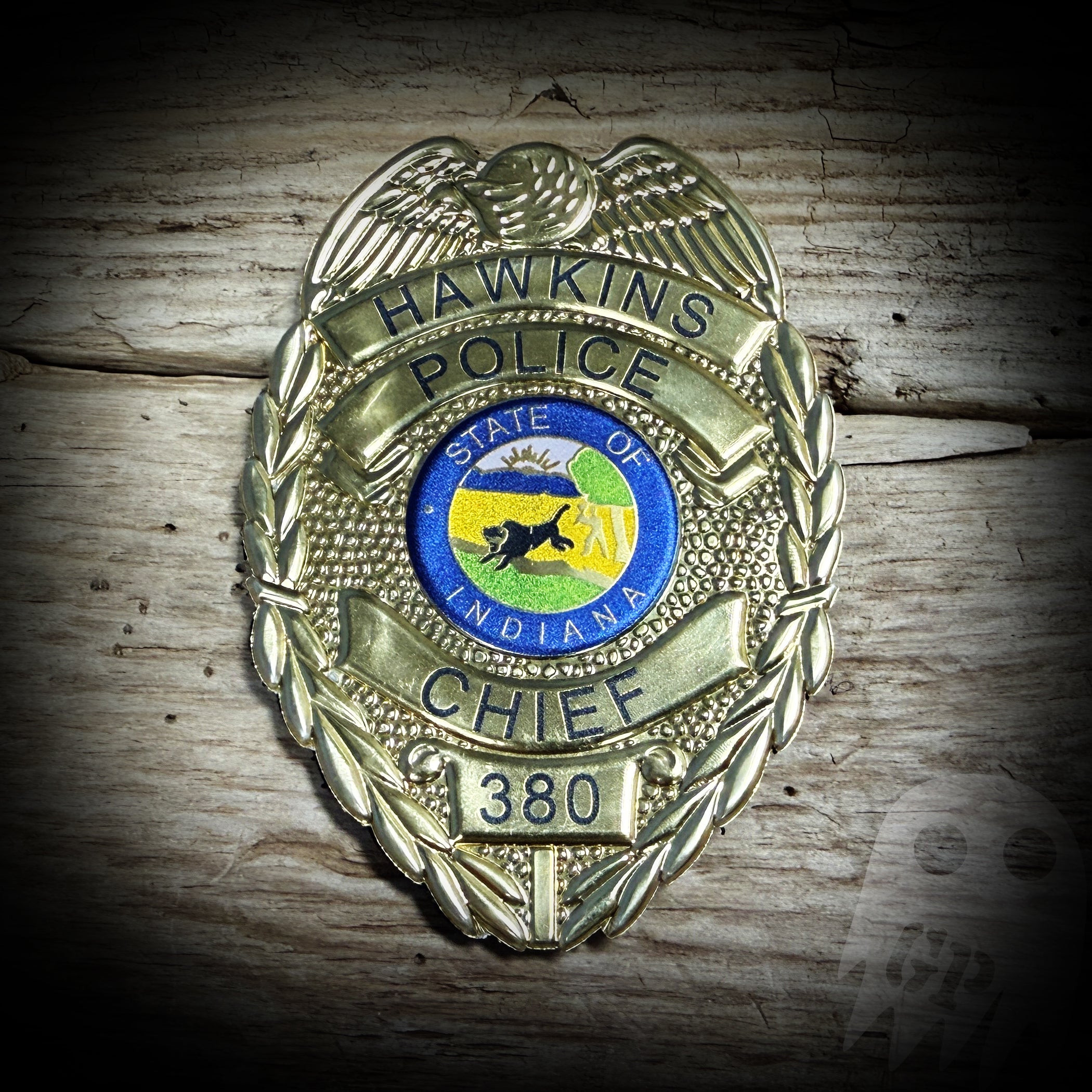 Hawkins, IN Police Department Chief Badge - Stranger Things - FlexShield with velcro