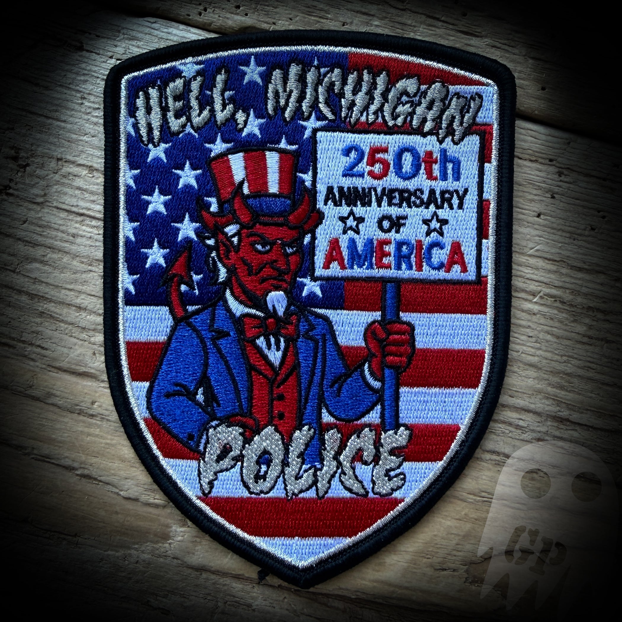 250th America - Hell, MI Police Department 250th Anniversary of America Patch