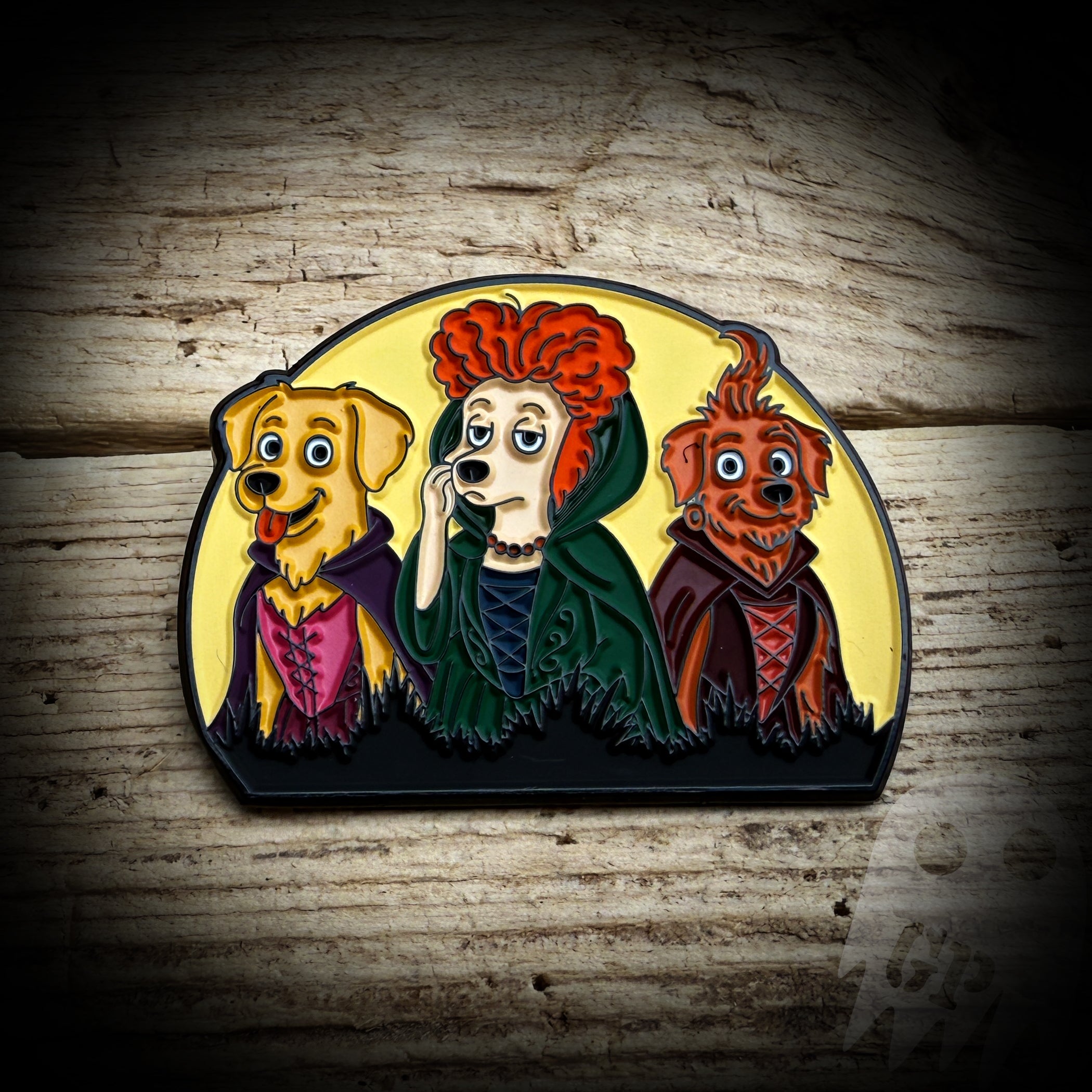 Sanderson Sister Dogs Enamel Pin