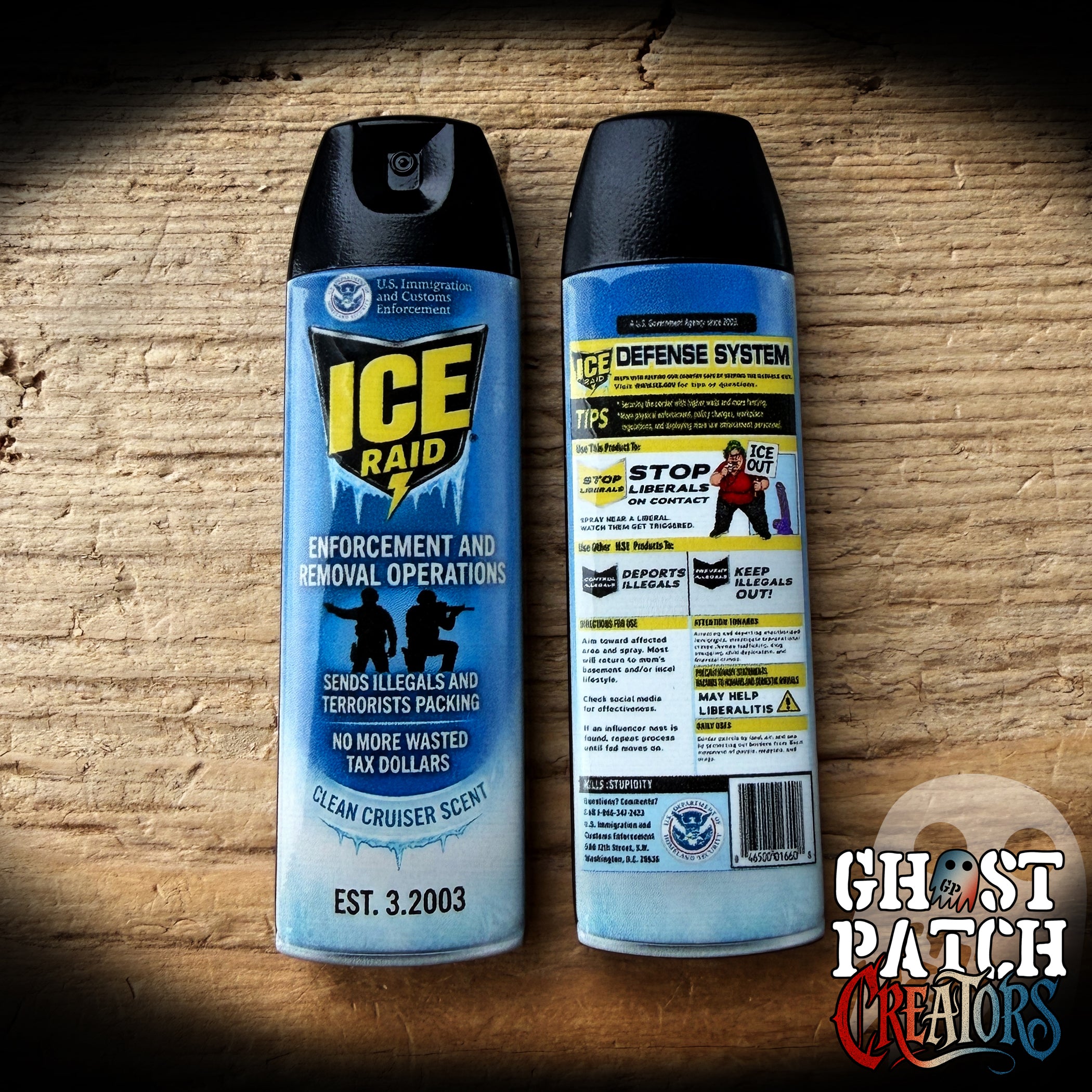 ICE Raid Spray Can Coin