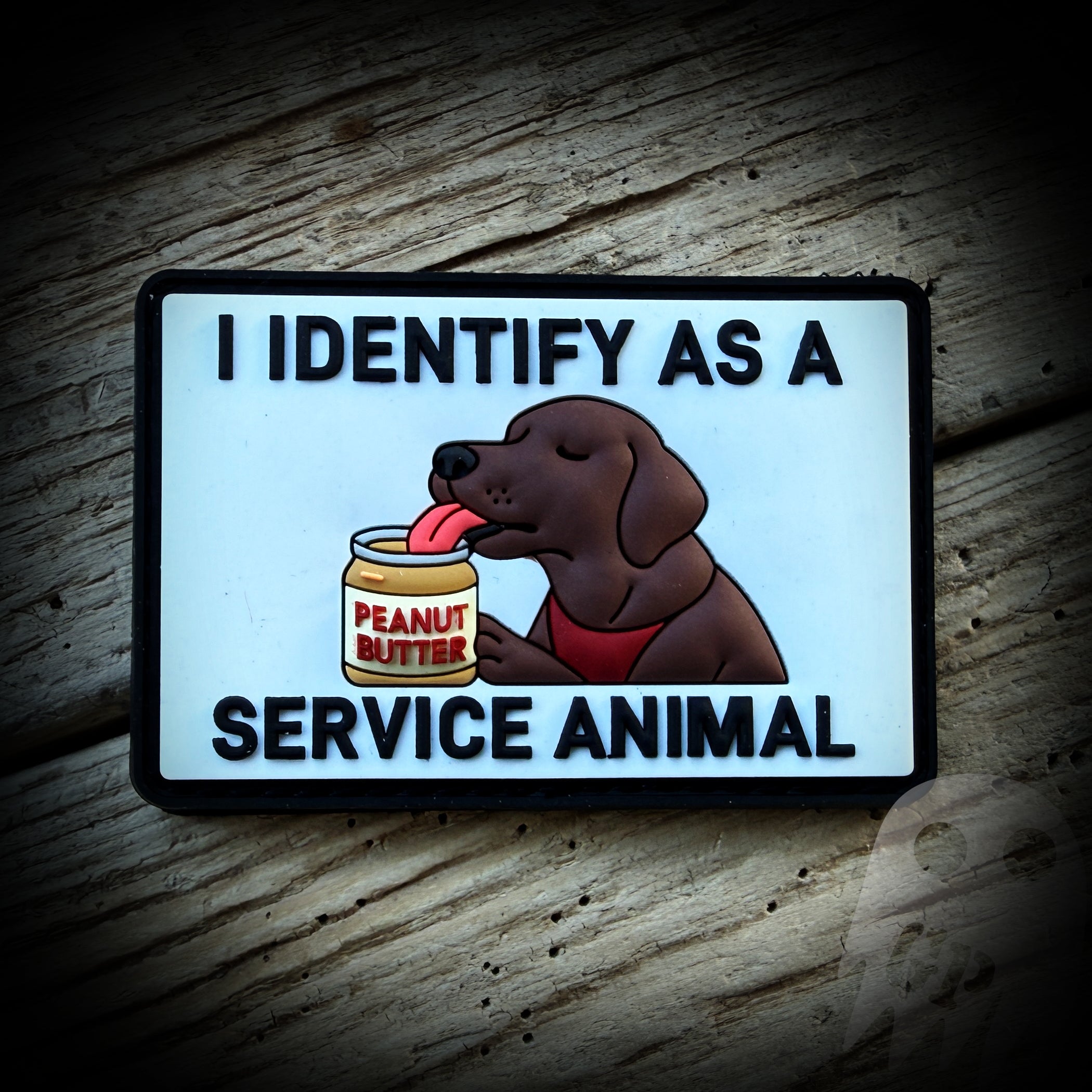 I Identify as a Service Animal PVC