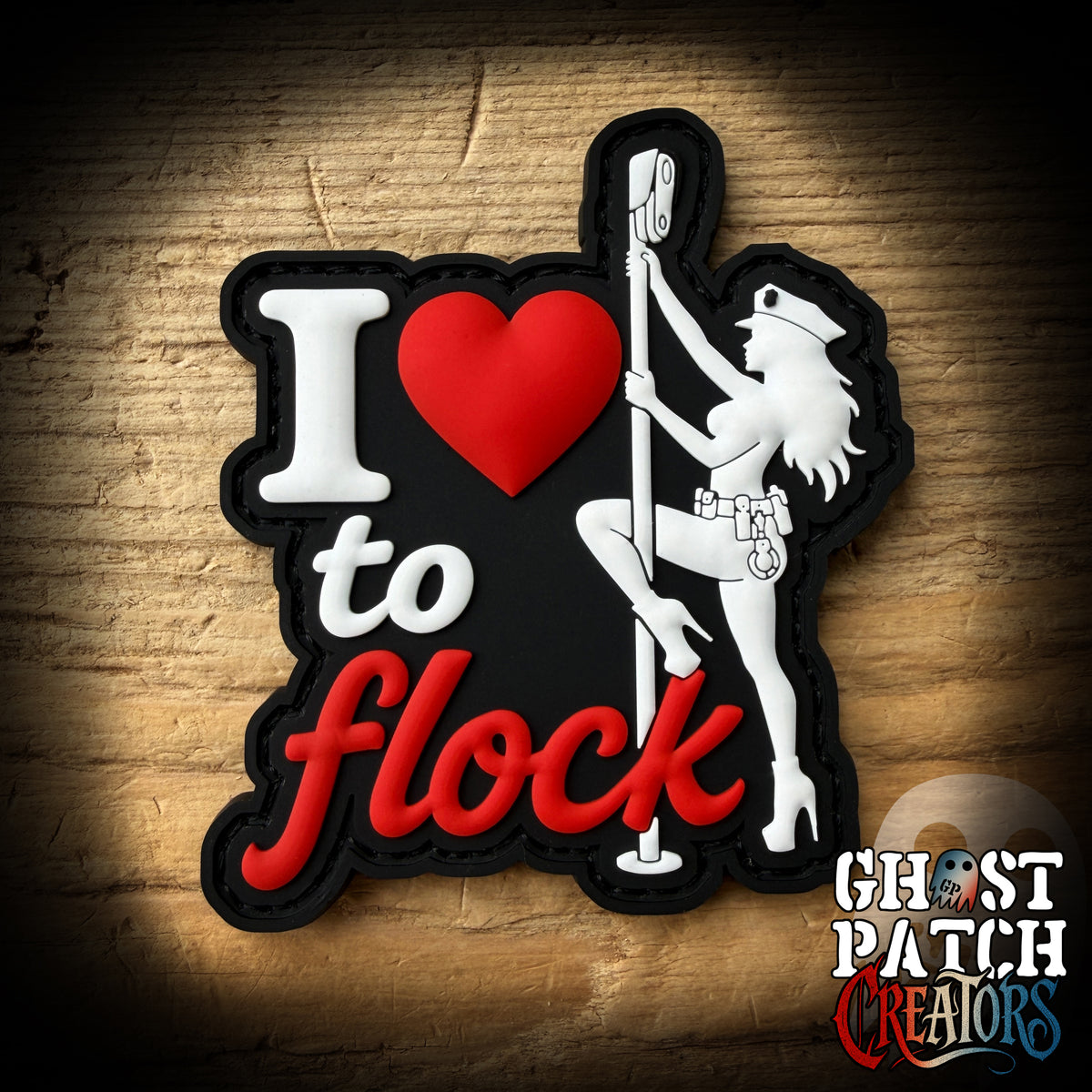 I Love To Flock PVC