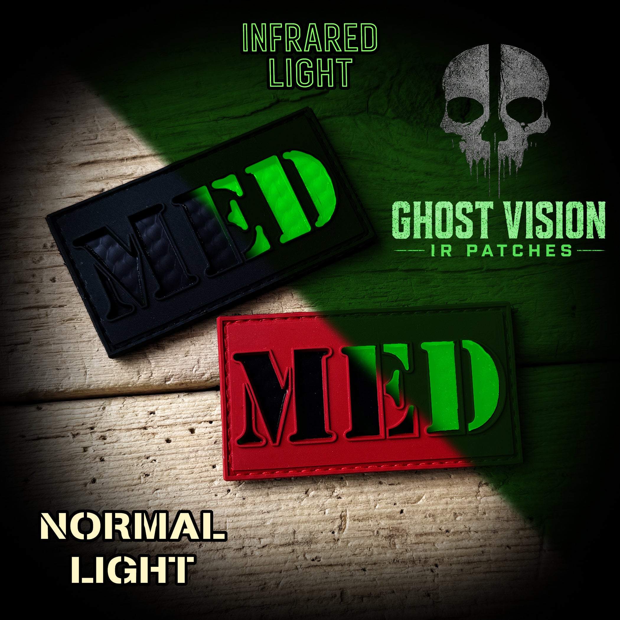 Ghost Vision IR - MED Patch Infrared Reflective PVC