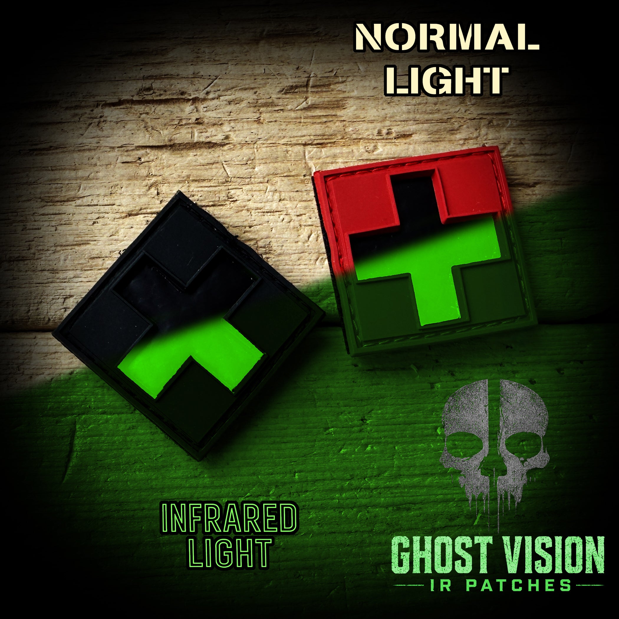 Ghost Vision IR - Medical Cross Infrared Reflective PVC