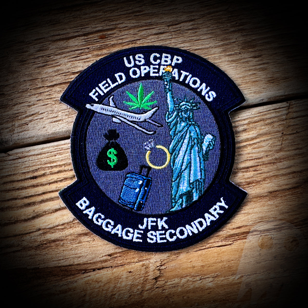 US Customs Border Protection Field Operations JFK Baggage authenti