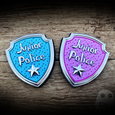 POLICE - Junior Police Badges - FlexShield - You get BOTH
