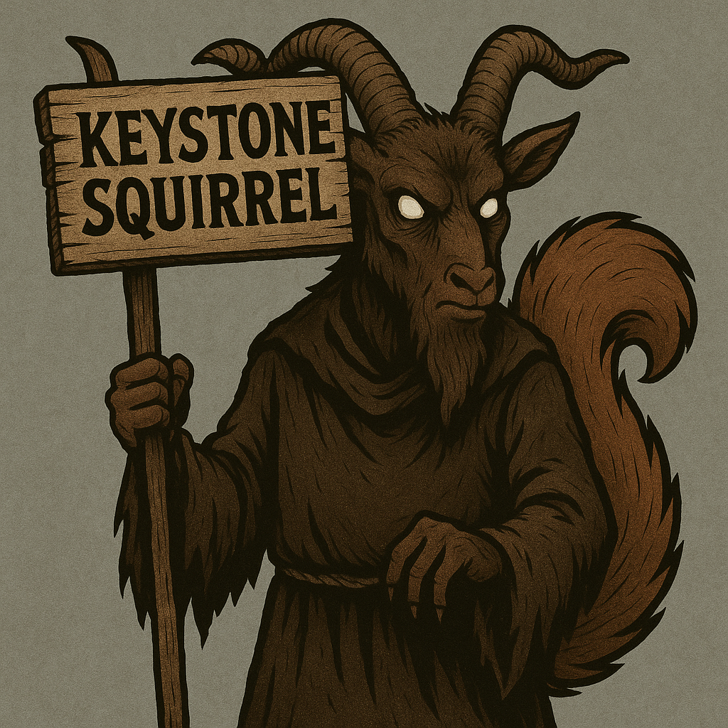Keystone - 2025 Halloween KEYSTONE SQUIRREL Patch (NOT PHOTO SHOWN)