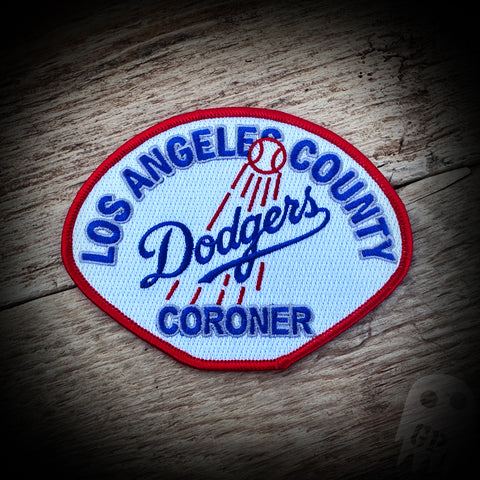 CORONER DODGERS - Los Angeles County Coroner Dodgers Patch