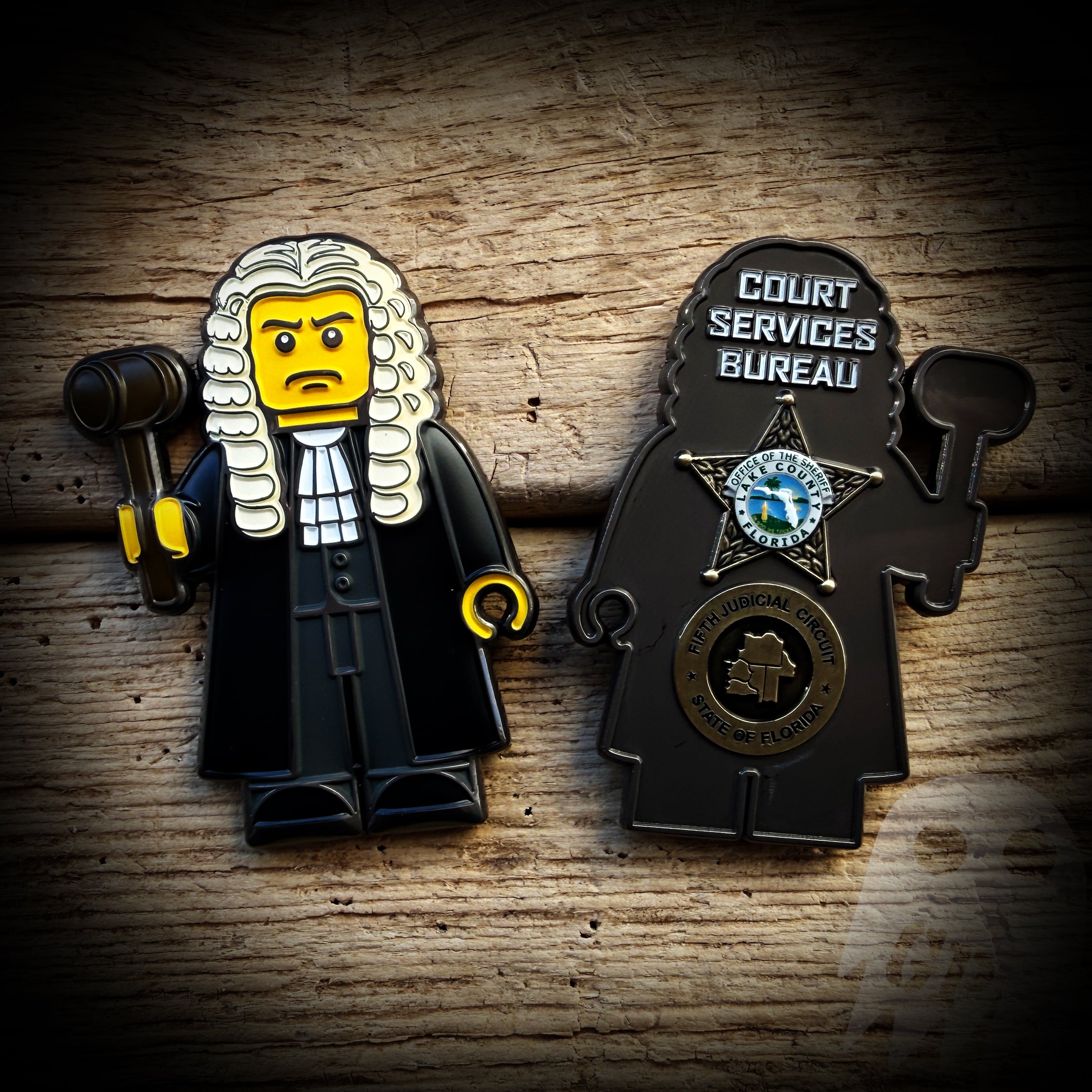 Lake County, FL Sheriff Court Services Blocky Coin