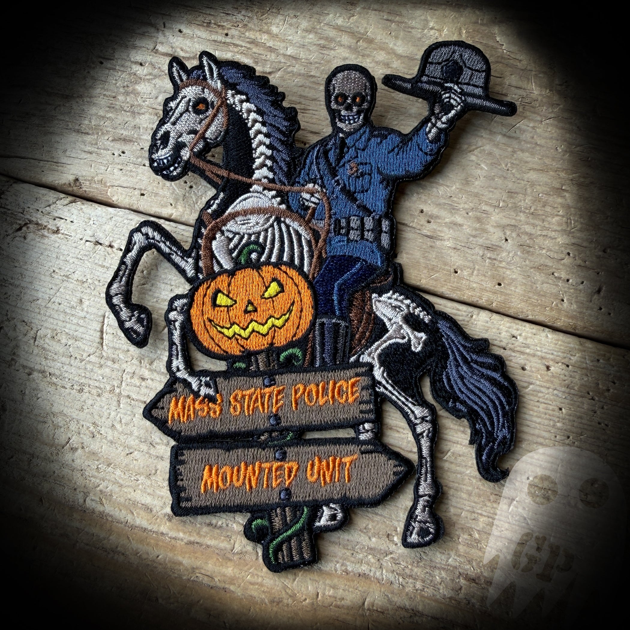 MOUNTED 2026 Halloween - Mass State Police Mounted Unit 2026 Halloween Patch