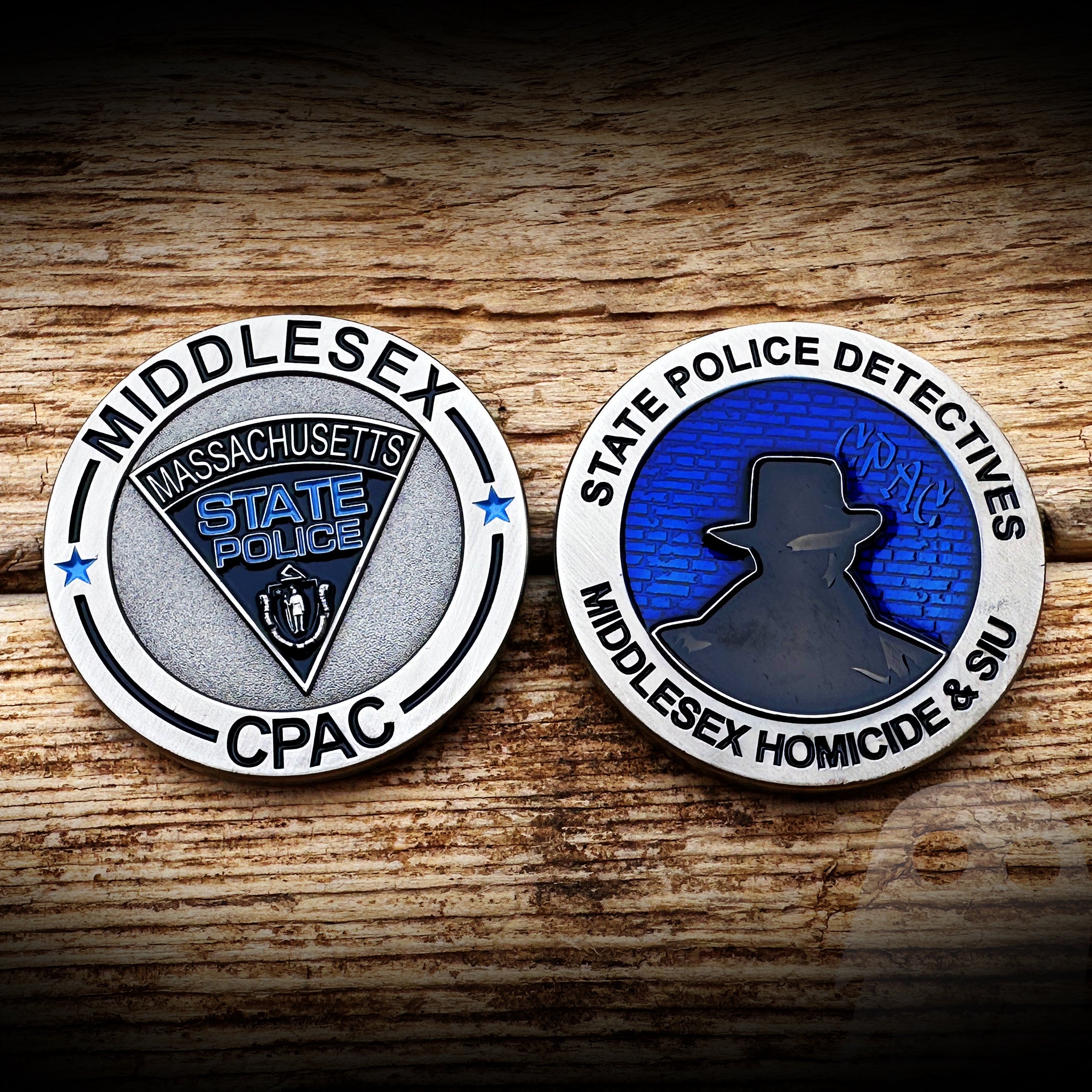 COIN Middlesex CPAC - Mass State Police Middlesex County CPAC Unit Coin - Authentic