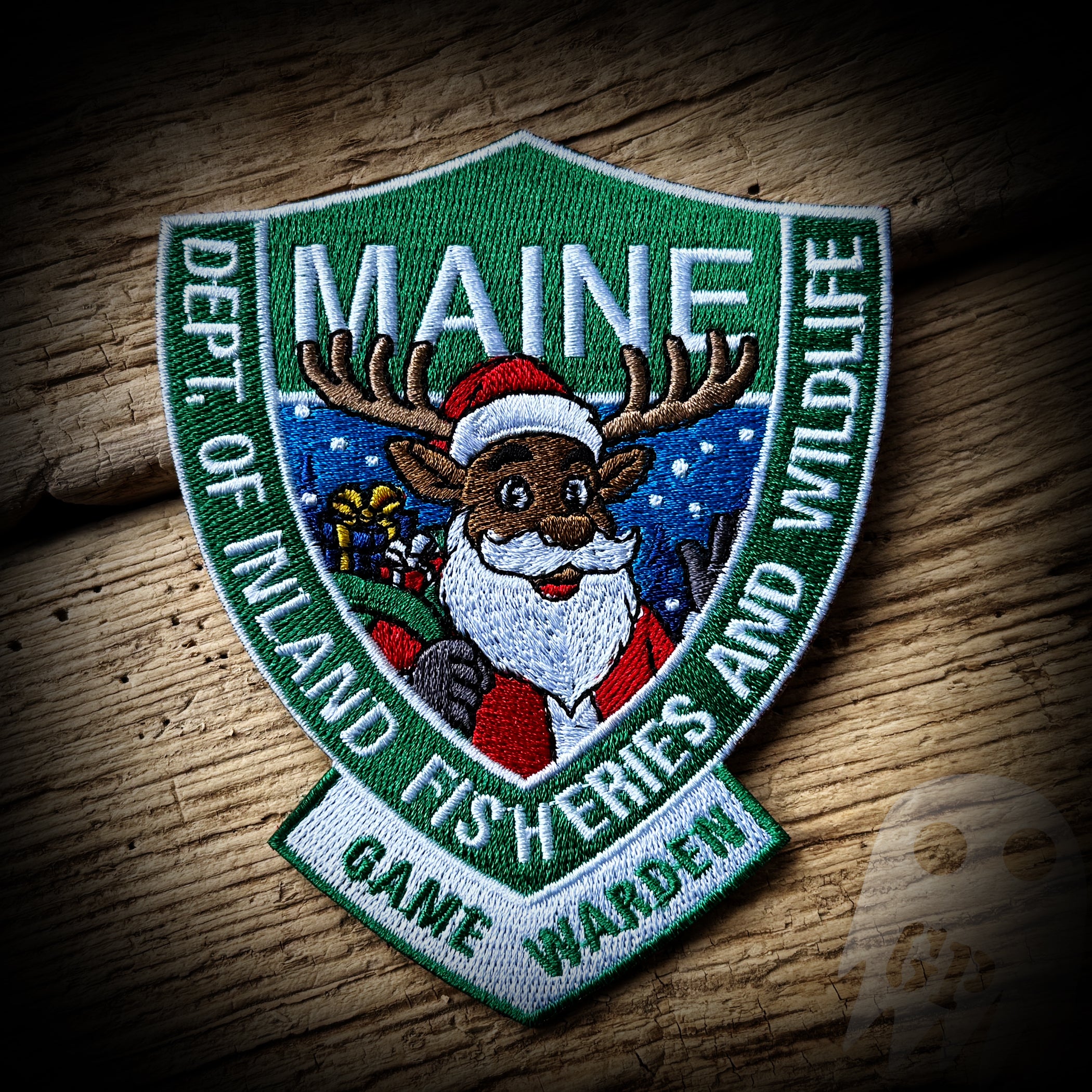 2025 Christmas - Maine Inland Game Warden 2025 Christmas Patch