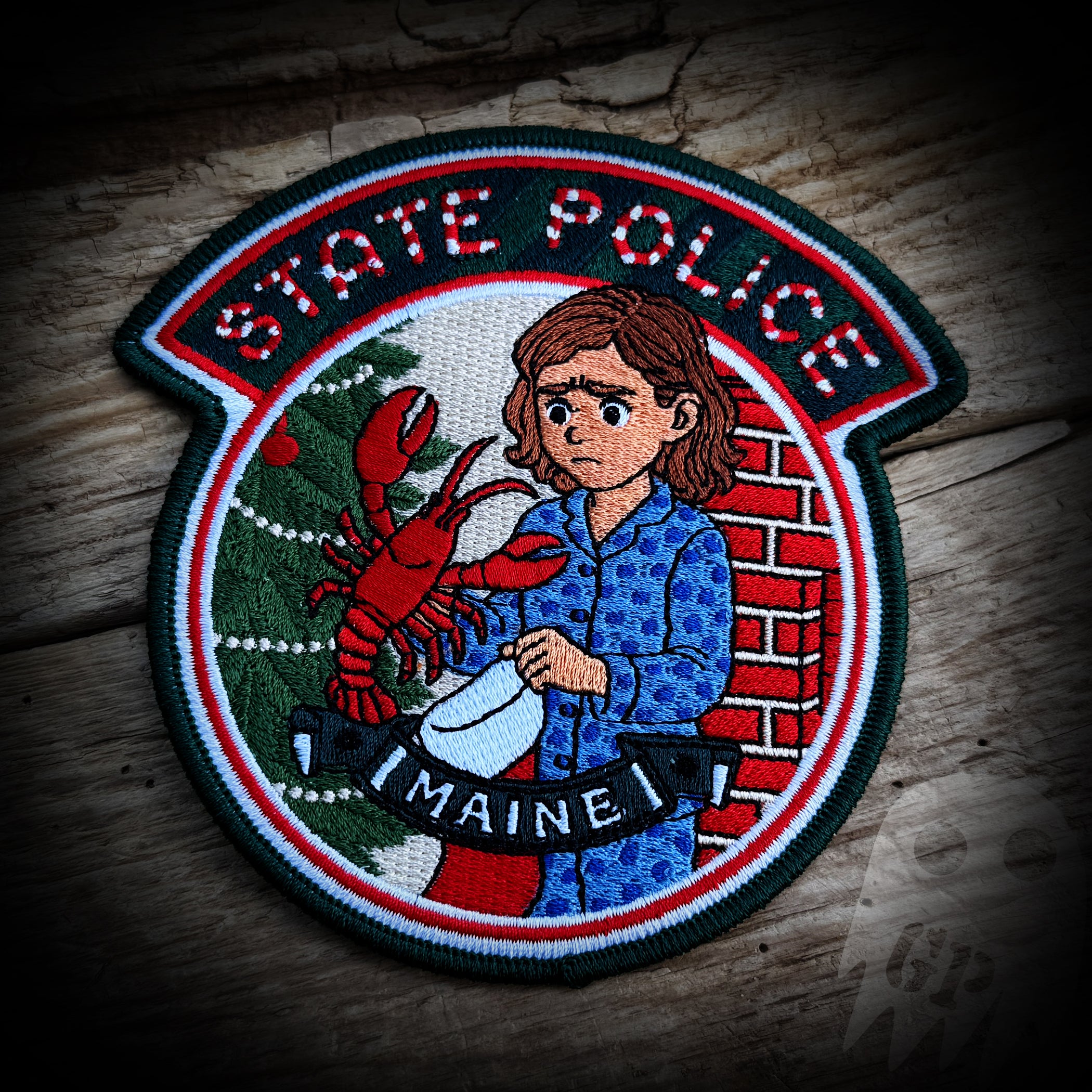 PATCH 2025 Christmas - Maine State Police 2025 Christmas Patch