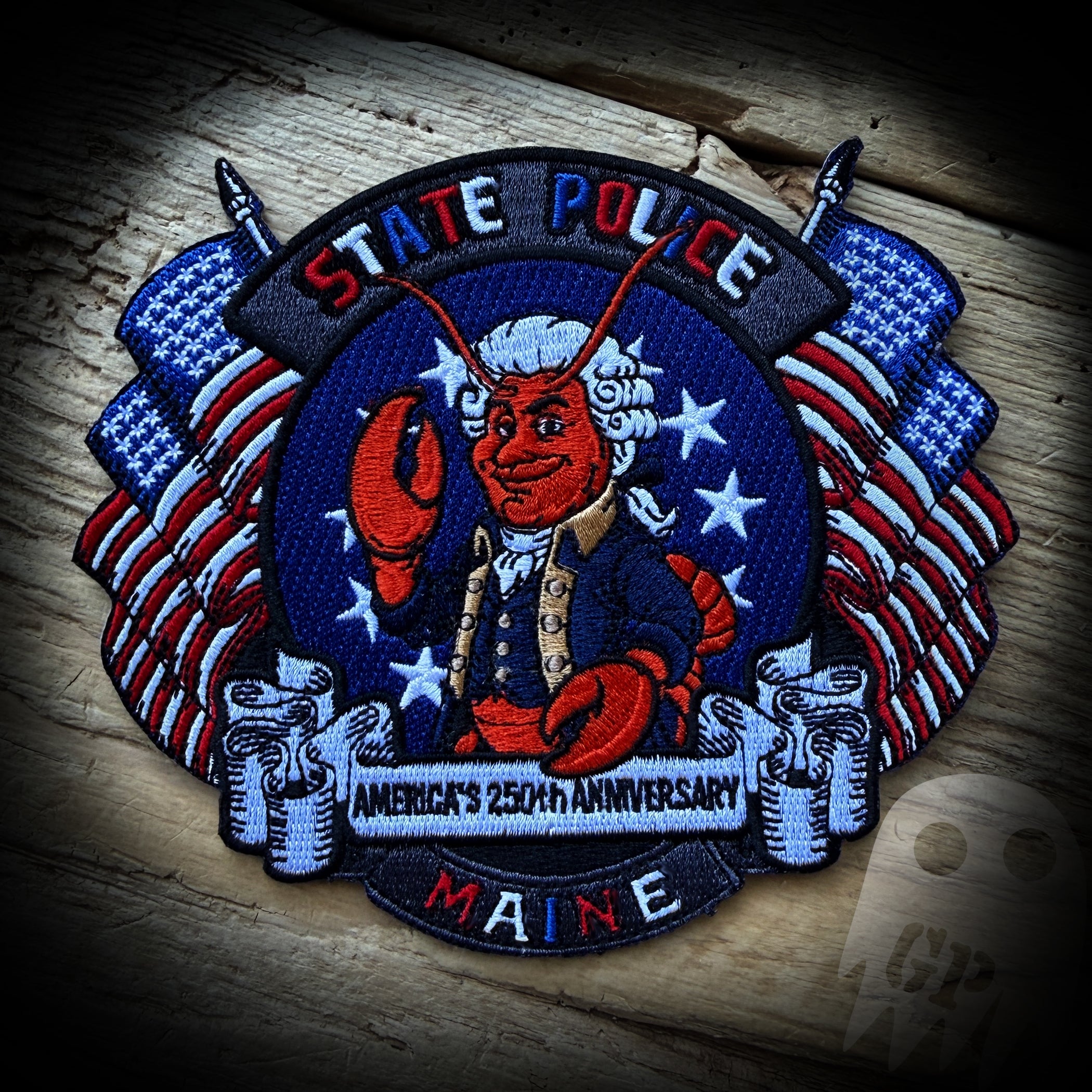 250th America - Maine State Police 250th Anniversary of America Patch