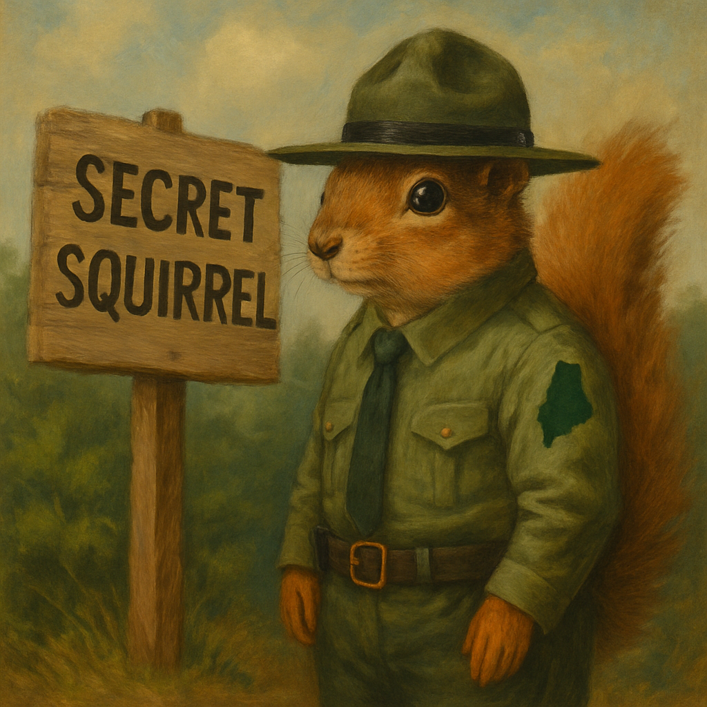 Maine Environmental Law Enforcement SECRET SQUIRREL Patch (NOT PHOTO SHOWN)