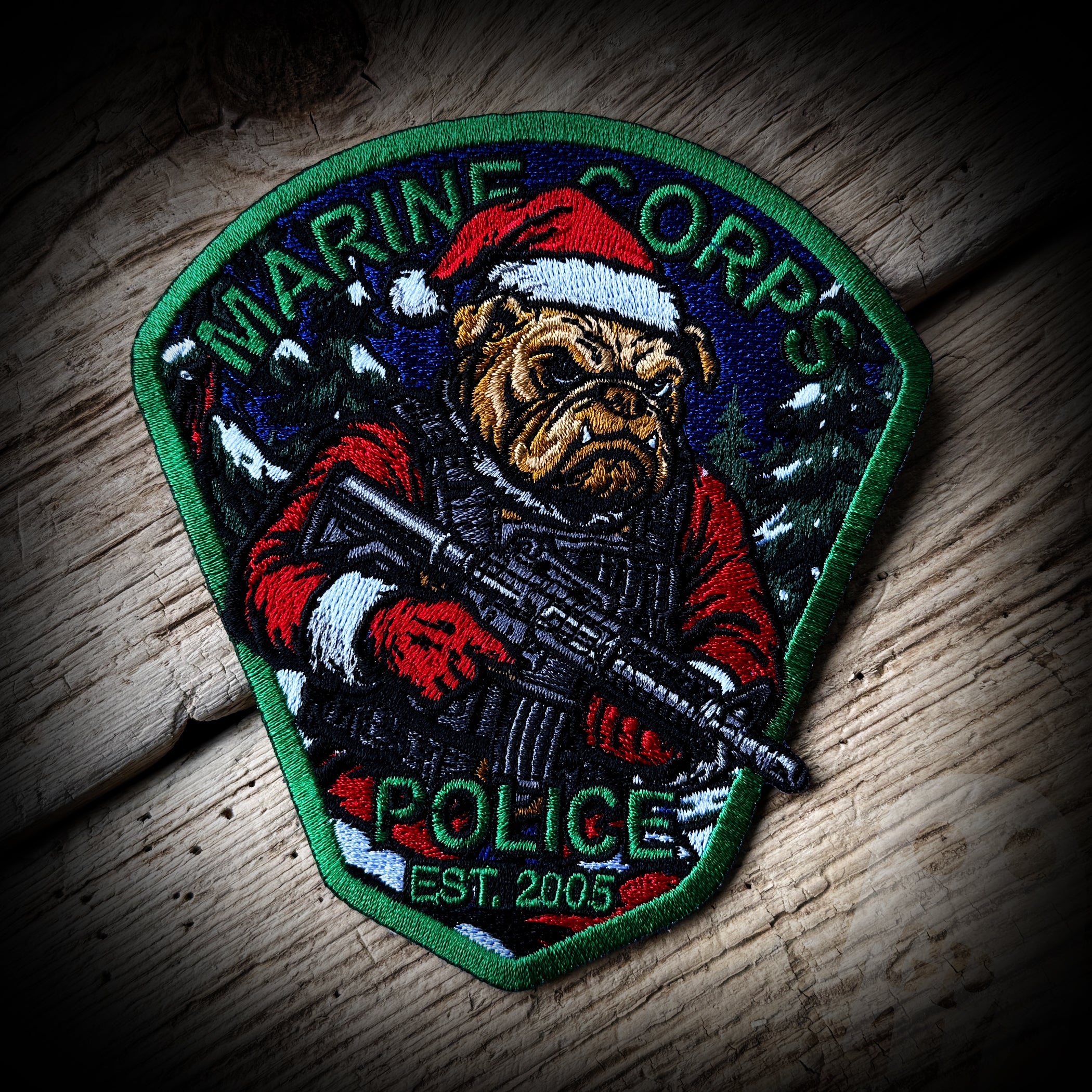 2025 Christmas - US Marine Corp Military Police 2025 Christmas Patch