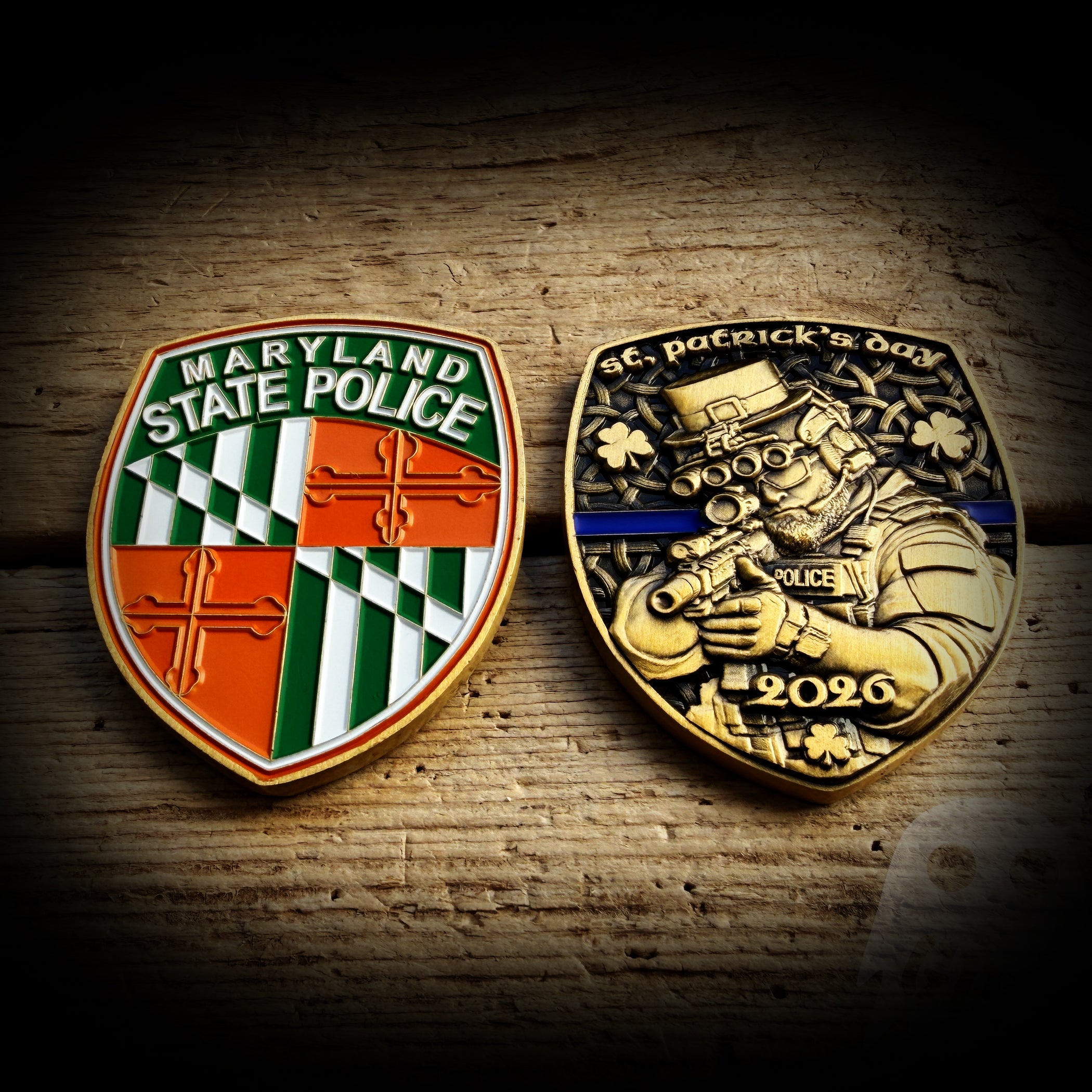 COIN 2026 Irish - Maryland State Police 2026 Irish Coin