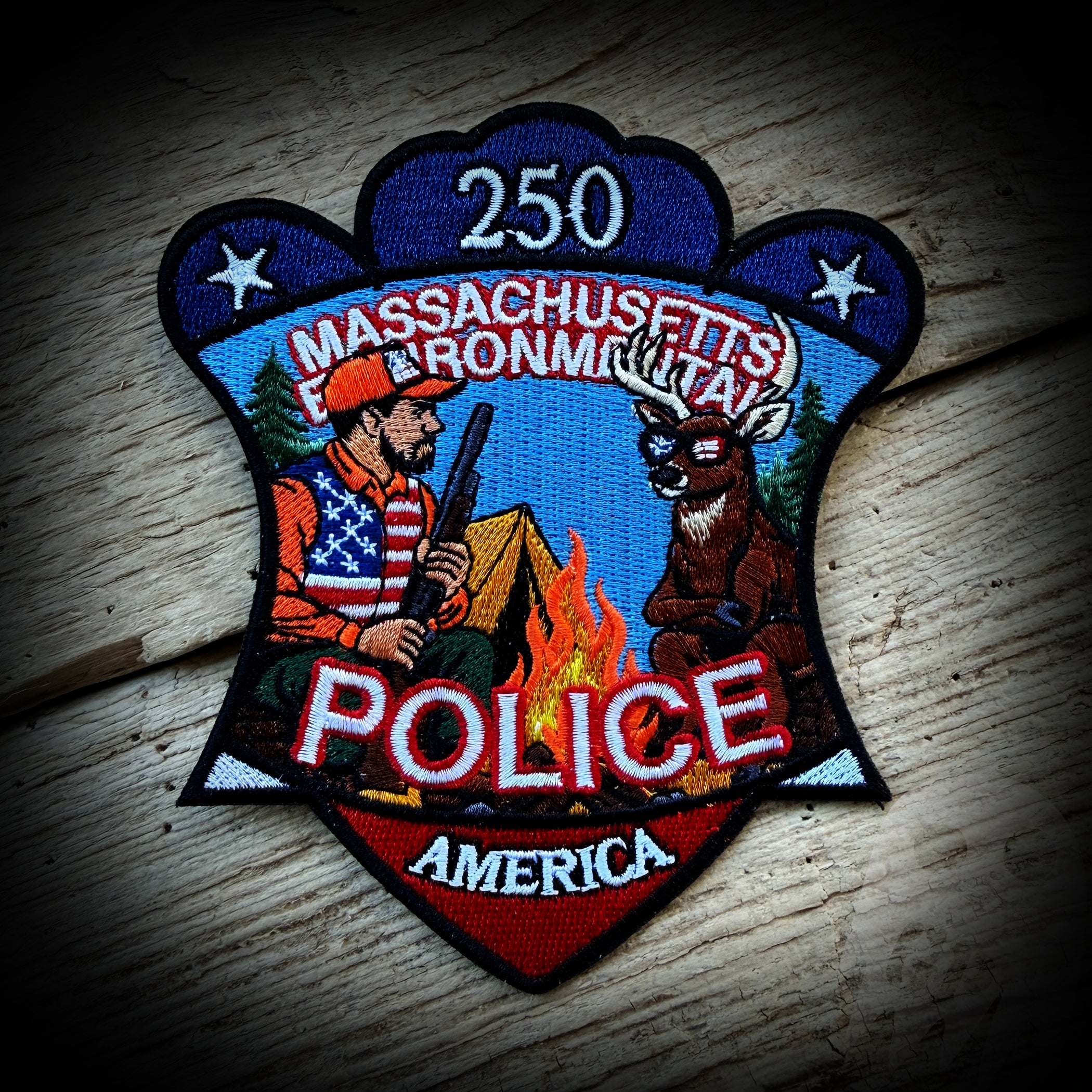250th America - Massachusetts Environmental Police Commemorative 250th Anniversary of America Patch