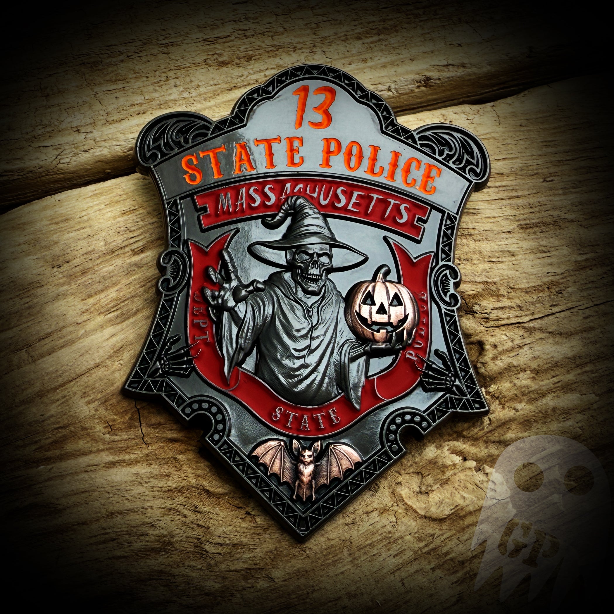 Badge 2025 Halloween - Mass State Police 2025 Halloween Badge