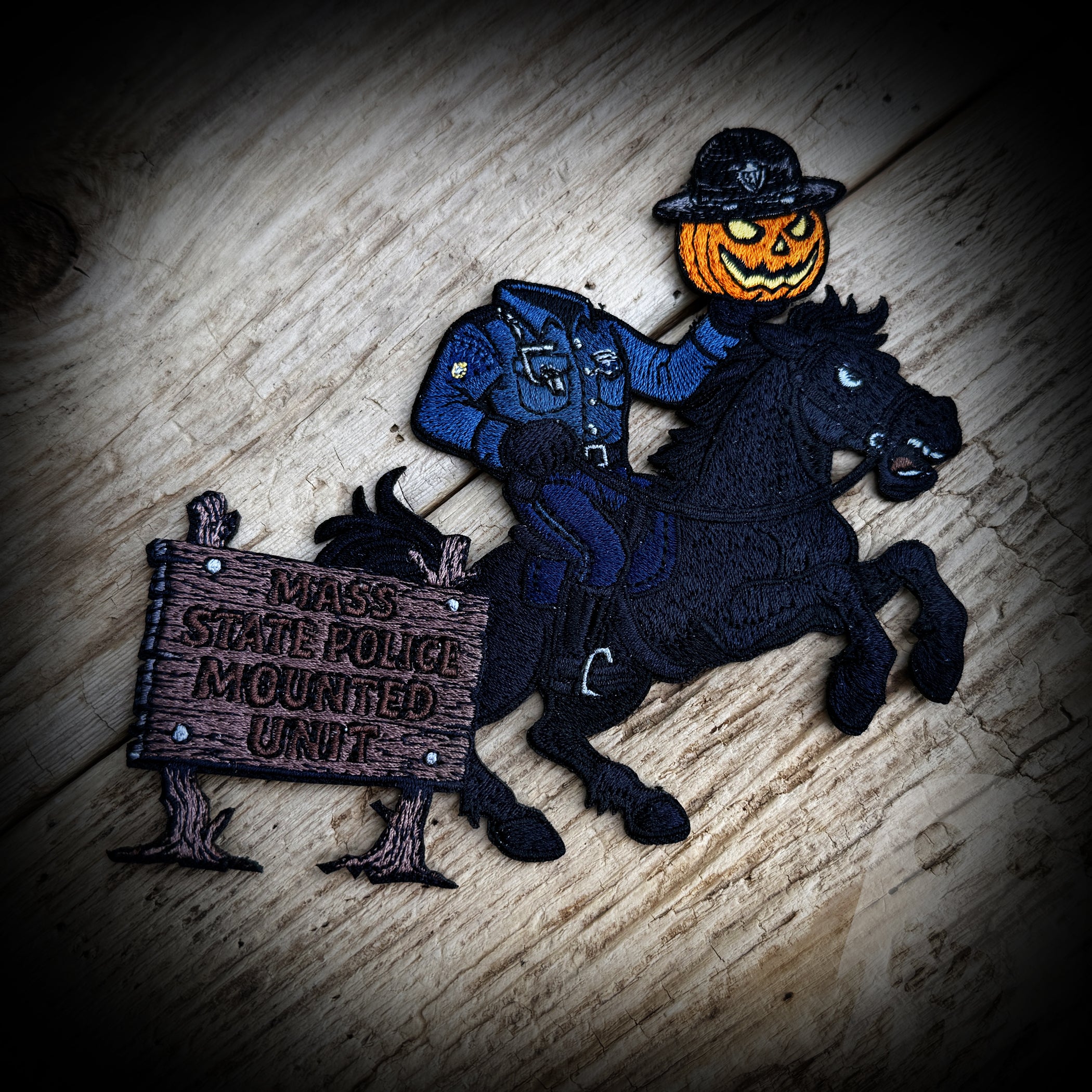 MOUNTED 2025 Halloween - Mass State Police Mounted Unit 2025 Halloween Patch