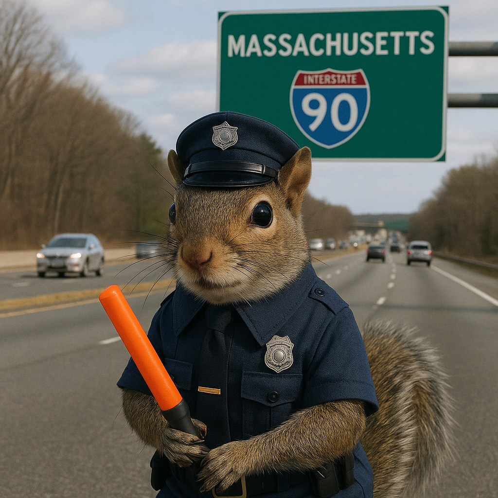 Mass State Police Rt 90 SECRET SQUIRREL Patch (NOT PHOTO SHOWN)