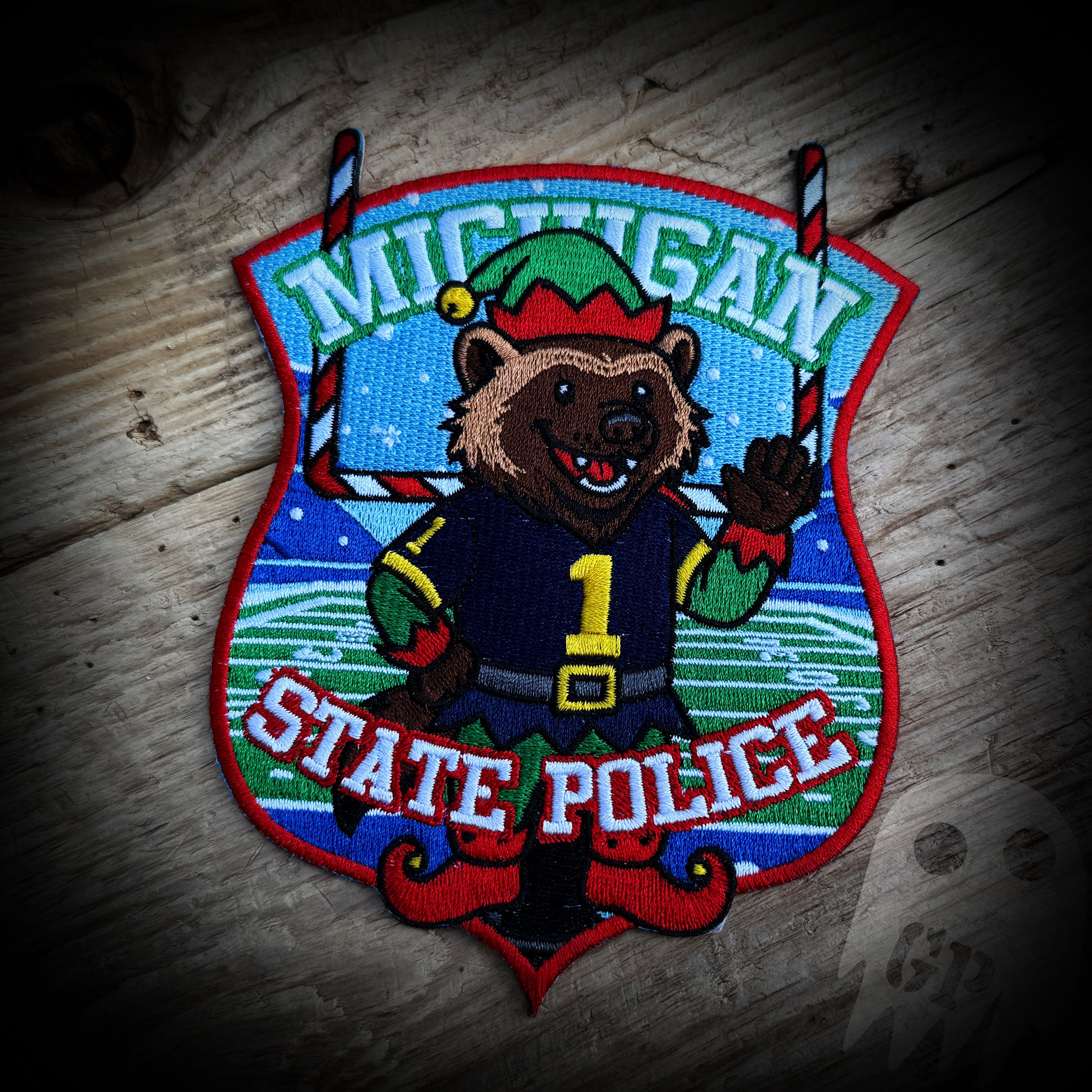 2025 Christmas - Michigan State Police 2025 Christmas Patch
