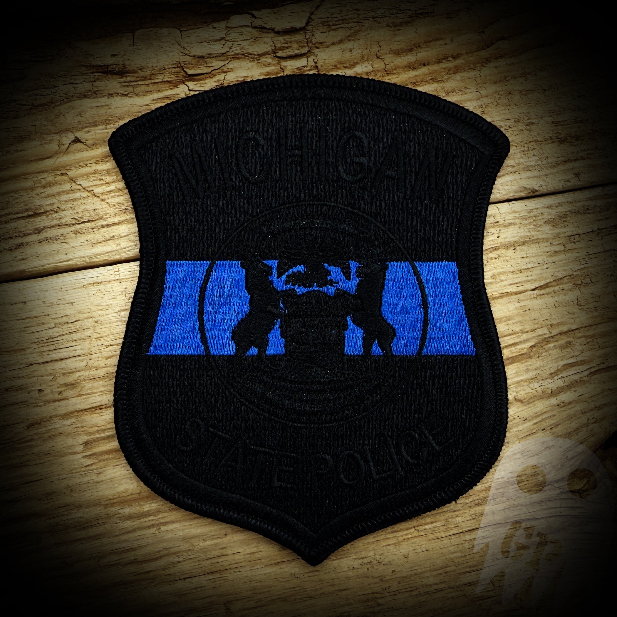 Thin Blue Line - Michigan State Police Police Memorial Patch