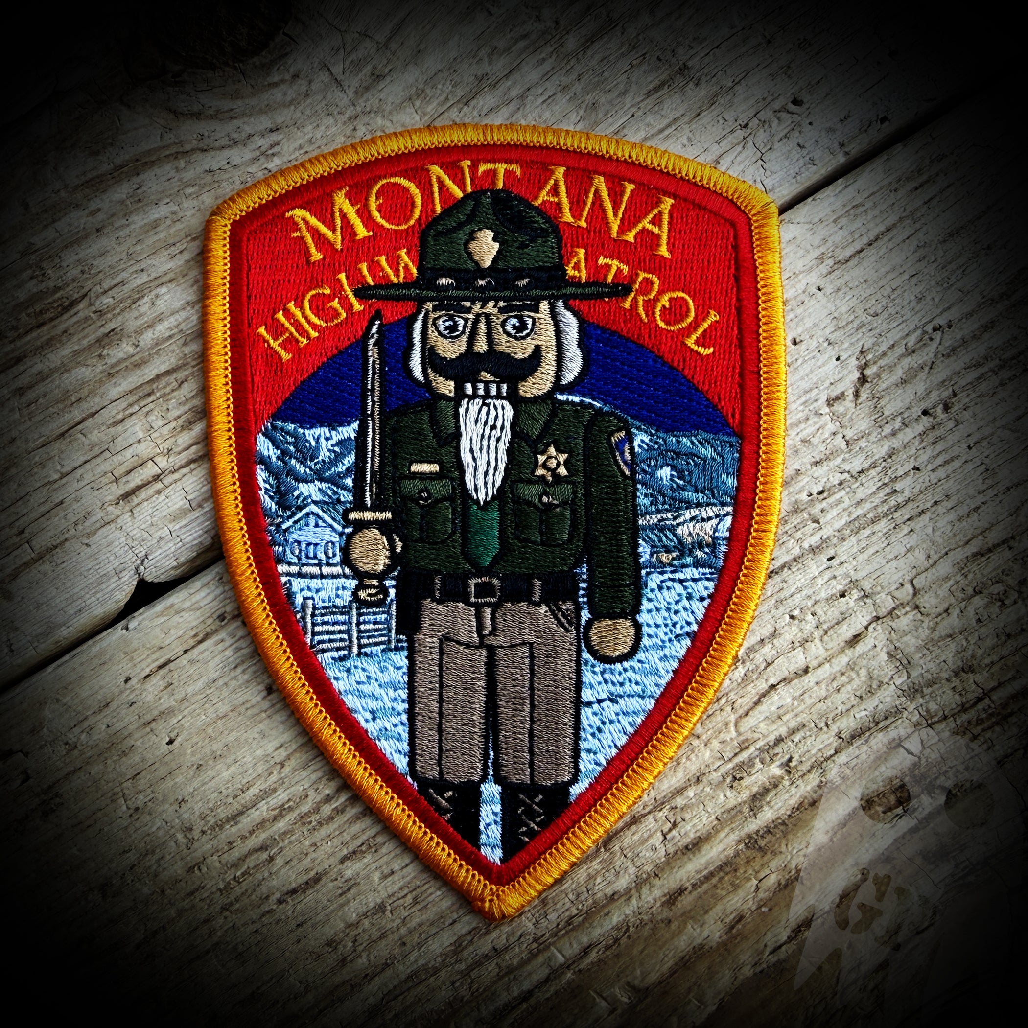 2025 Christmas - Montana Highway Patrol 2025 Christmas Patch