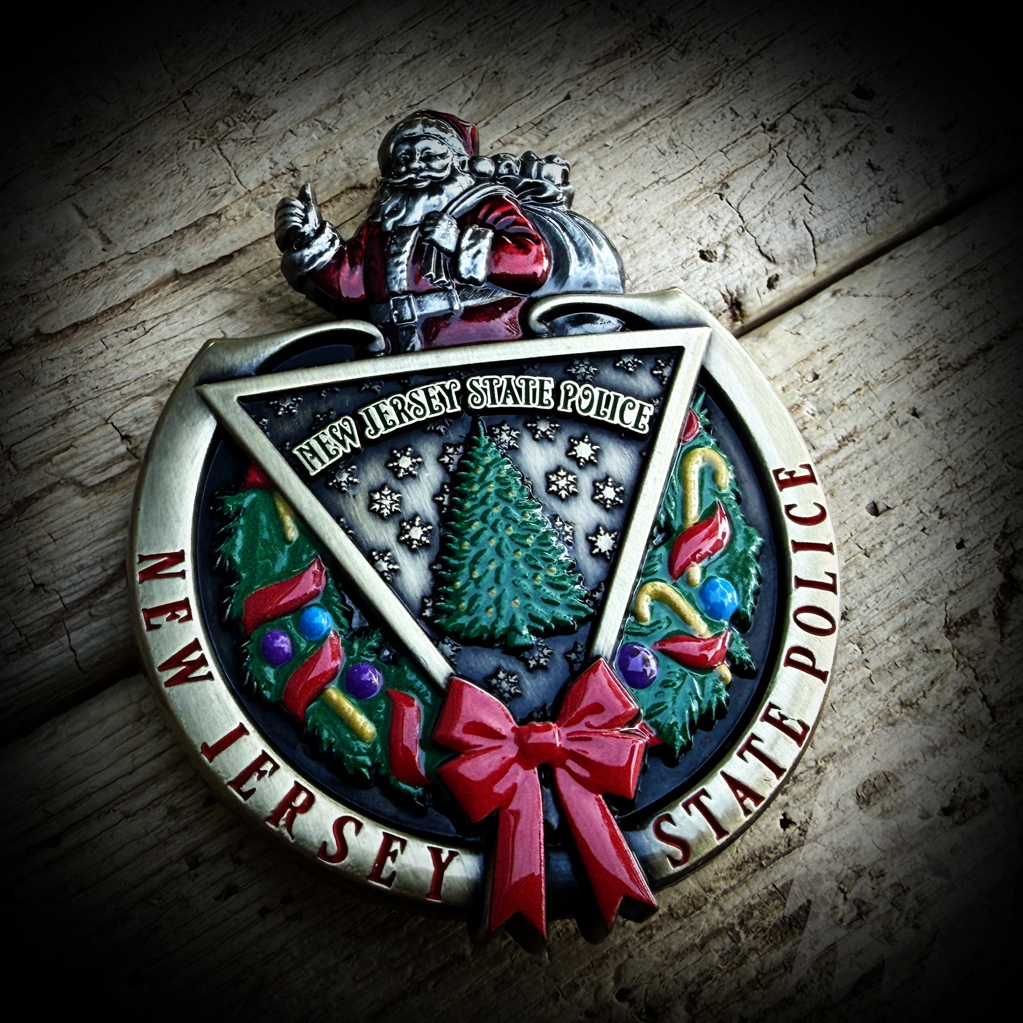 BADGE 2025 Christmas - New Jersey State Police Christmas Badge