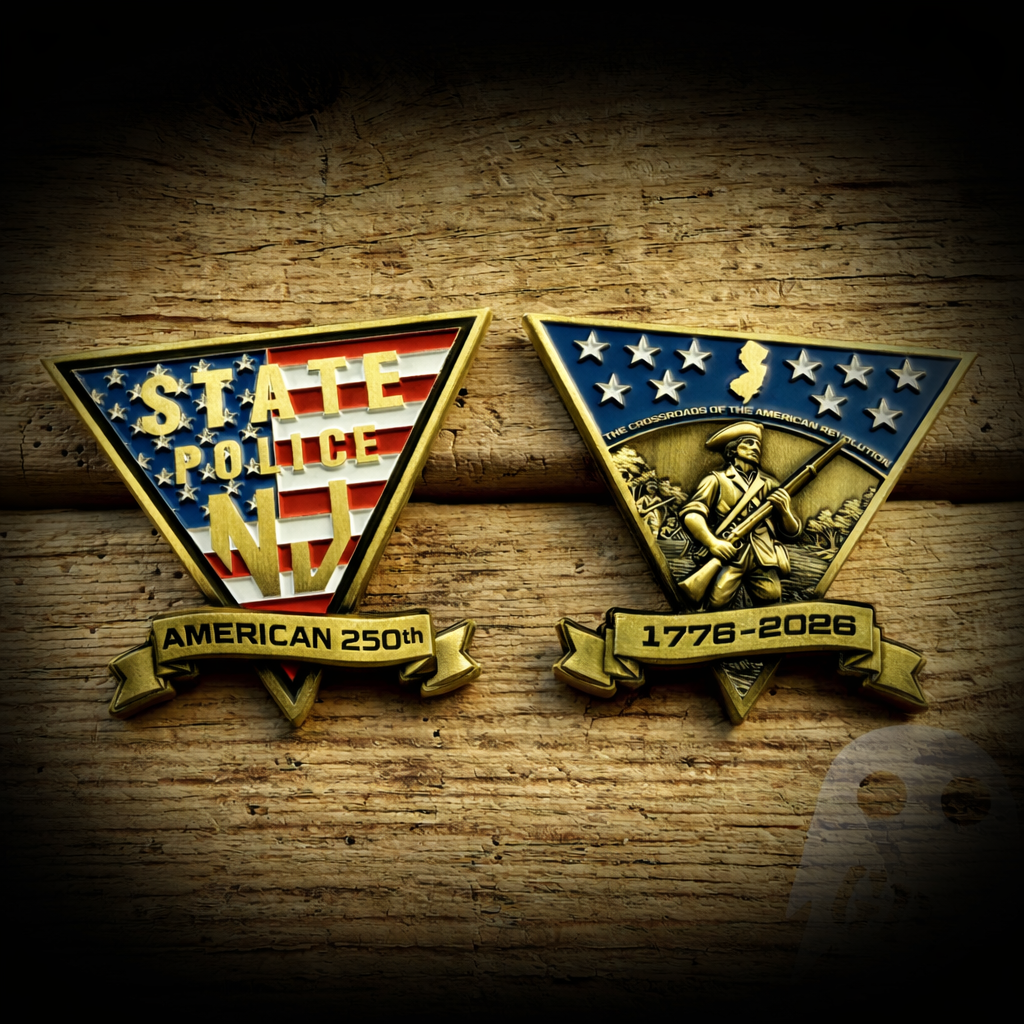 250th America COIN - New Jersey State Police Commemorative 250th Anniversary of America Coin