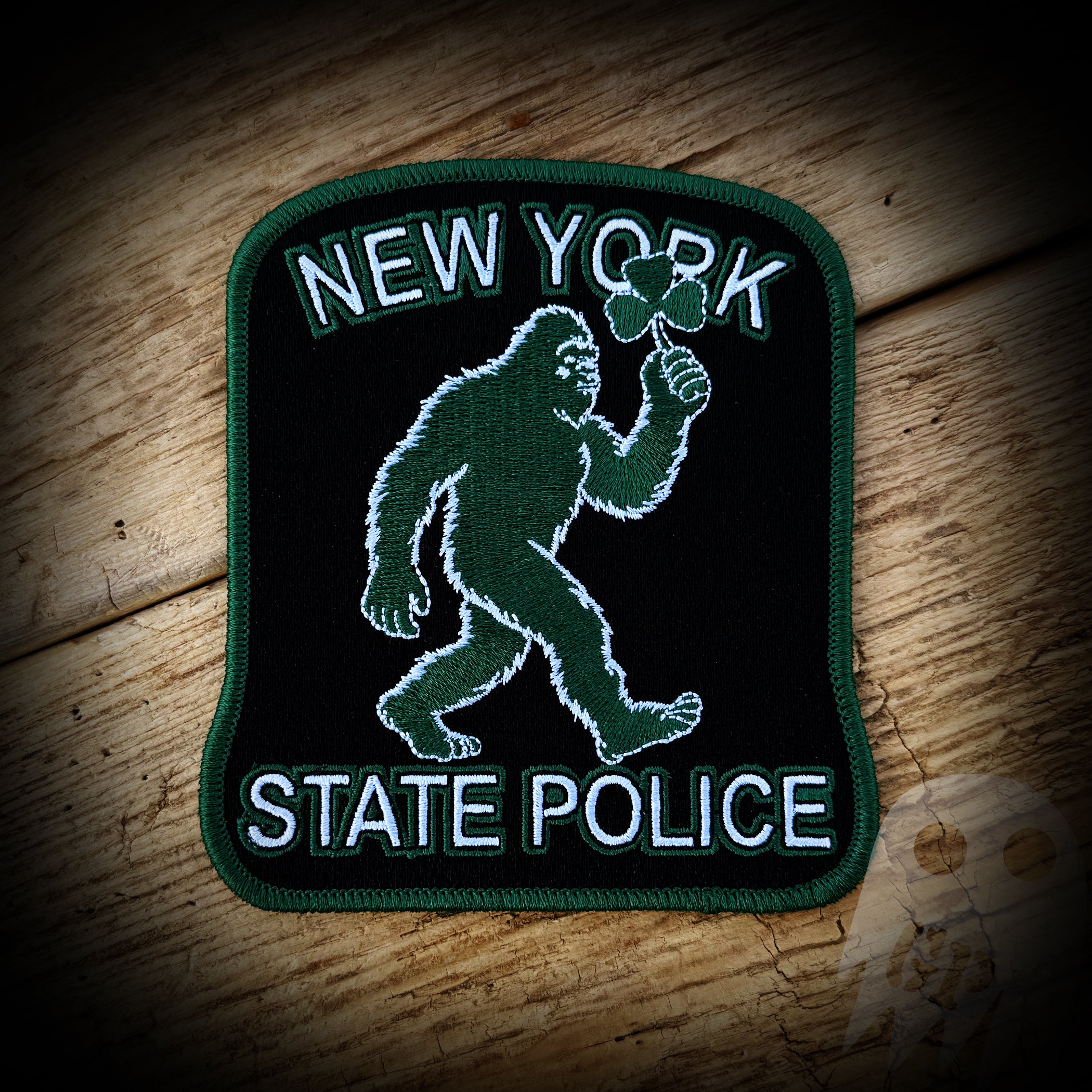 2025 Irish BIGFOOT - New York State Police 2025 St Patrick's Day Bigfoot Patch
