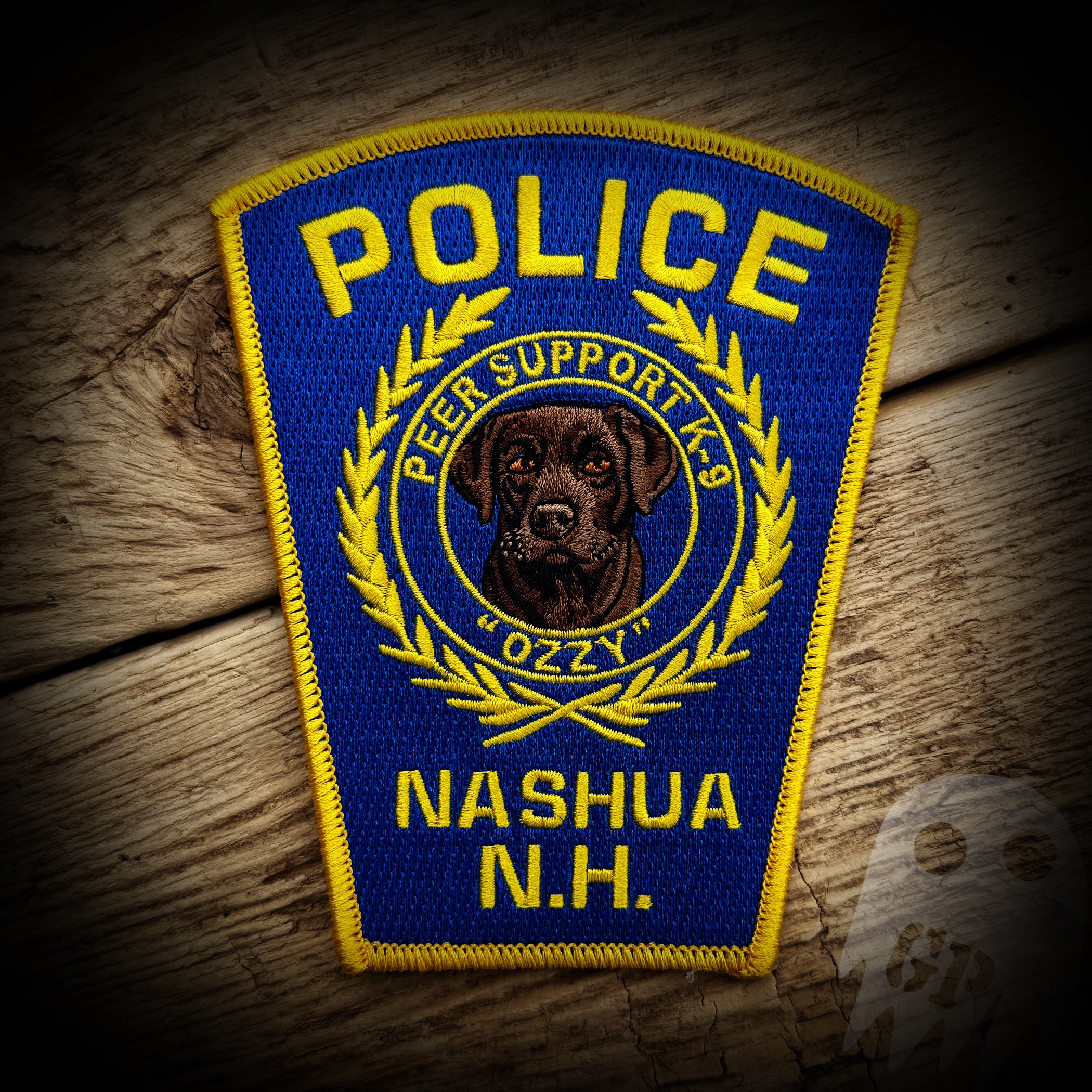 OZZY - Nashua, NH PD Peer Support Dog Ozzy Patch - Fundraiser