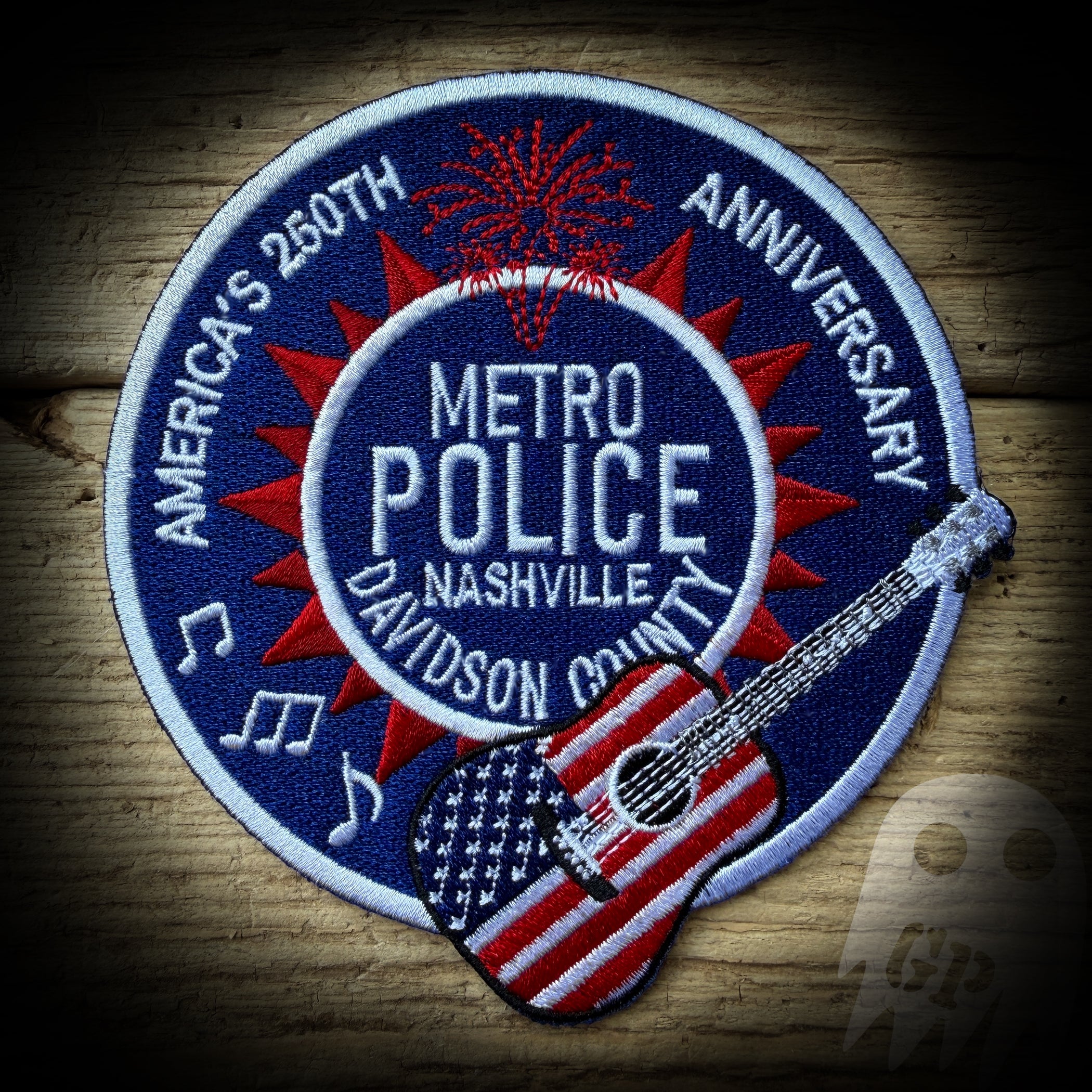 250th America - Nashville, TN Metro Police 250th Anniversary of America Patch