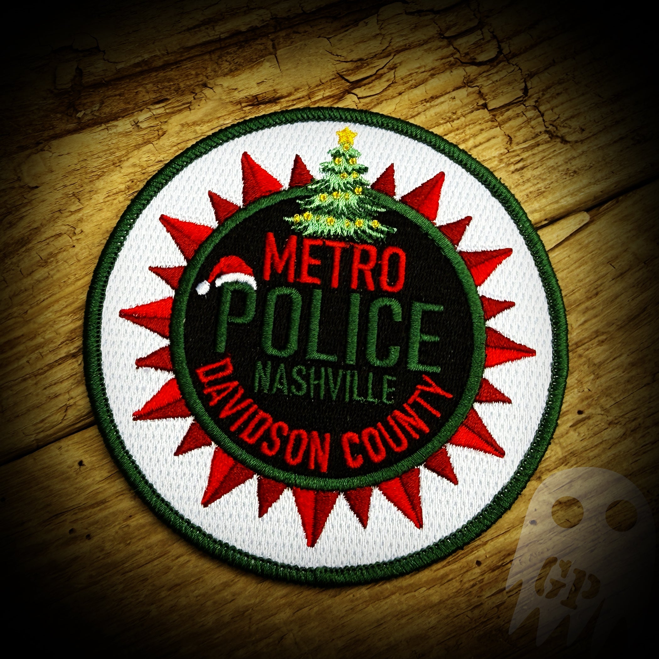 Santa Hat 2025 Christmas - Nashville, TN Metro Police 2025 Christmas Santa Hat Patch